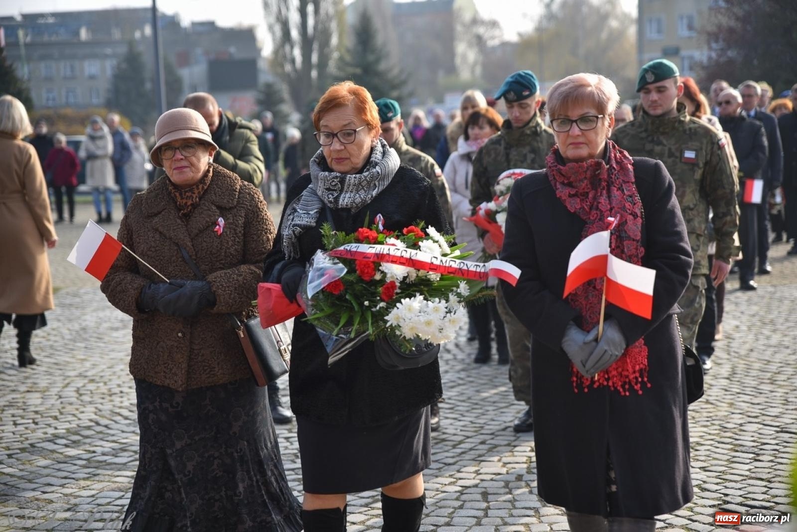 Zdjęcie w galerii na portalu naszraciborz.pl: Miejskie uroczystości z okazji Narodowego Święta Niepodległości [FOTO i WIDEO] wiadomości z regionu