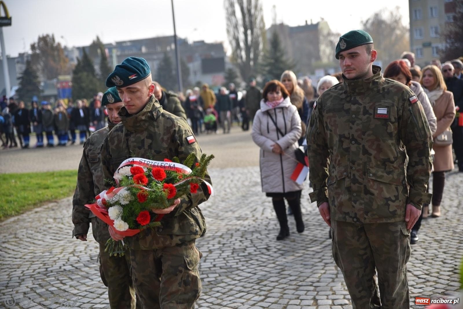 Zdjęcie w galerii na portalu naszraciborz.pl: Miejskie uroczystości z okazji Narodowego Święta Niepodległości [FOTO i WIDEO] wiadomości z regionu