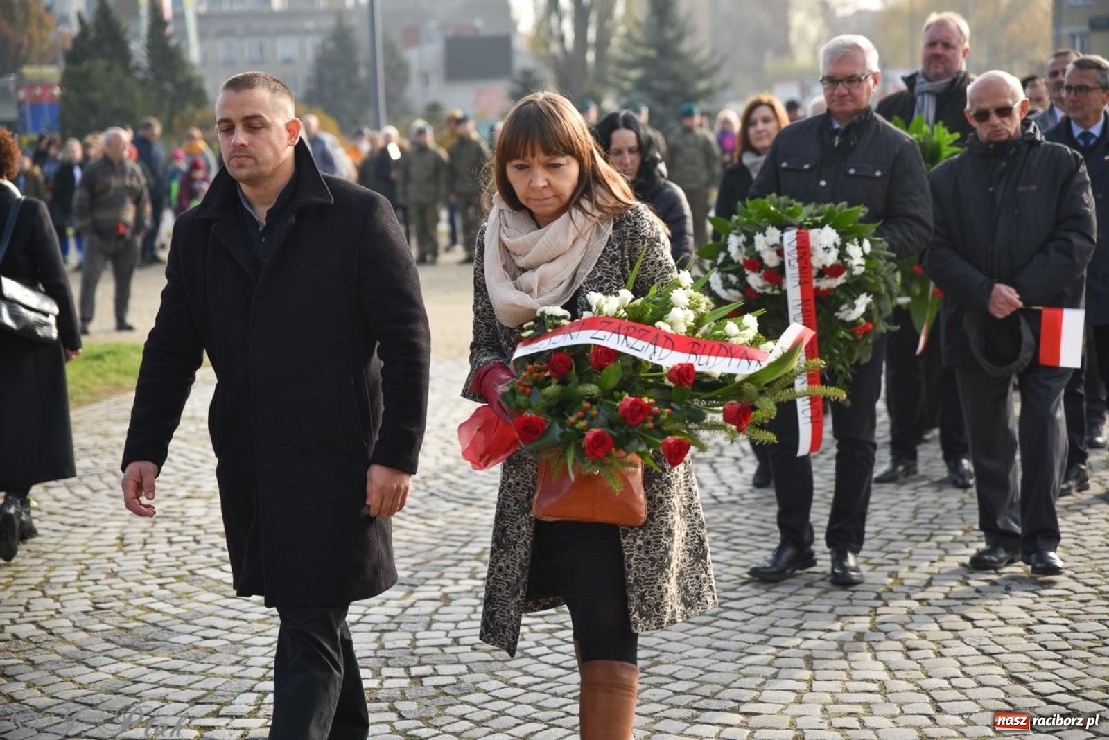 Zdjęcie w galerii na portalu naszraciborz.pl: Miejskie uroczystości z okazji Narodowego Święta Niepodległości [FOTO i WIDEO] wiadomości z regionu