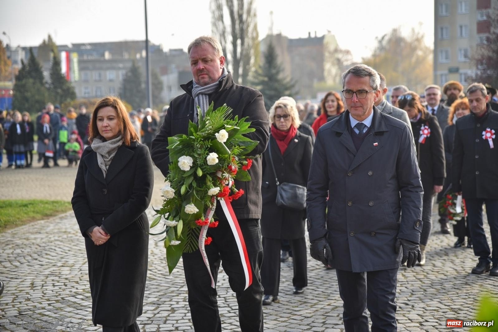 Zdjęcie w galerii na portalu naszraciborz.pl: Miejskie uroczystości z okazji Narodowego Święta Niepodległości [FOTO i WIDEO] wiadomości z regionu