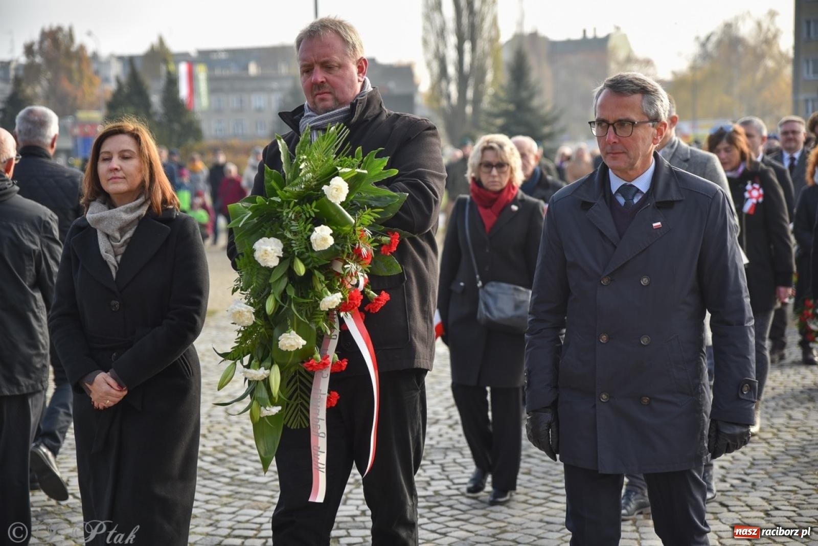 Zdjęcie w galerii na portalu naszraciborz.pl: Miejskie uroczystości z okazji Narodowego Święta Niepodległości [FOTO i WIDEO] wiadomości z regionu