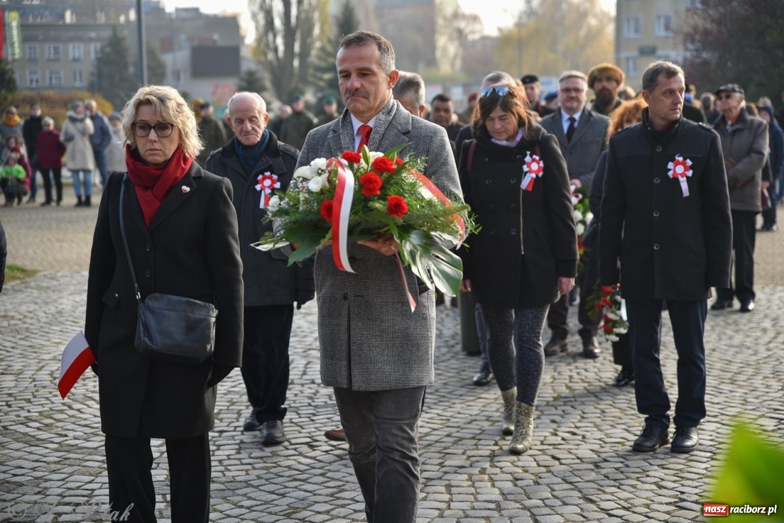 Zdjęcie w galerii na portalu naszraciborz.pl: Miejskie uroczystości z okazji Narodowego Święta Niepodległości [FOTO i WIDEO] wiadomości z regionu