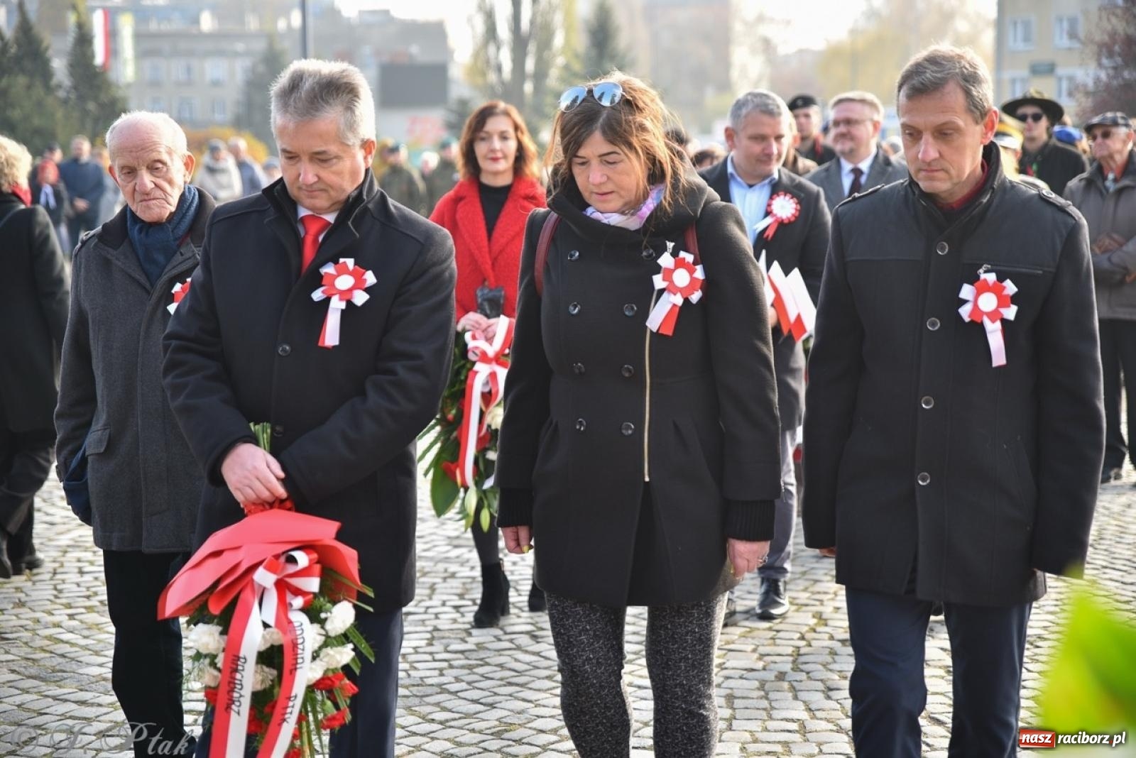 Zdjęcie w galerii na portalu naszraciborz.pl: Miejskie uroczystości z okazji Narodowego Święta Niepodległości [FOTO i WIDEO] wiadomości z regionu