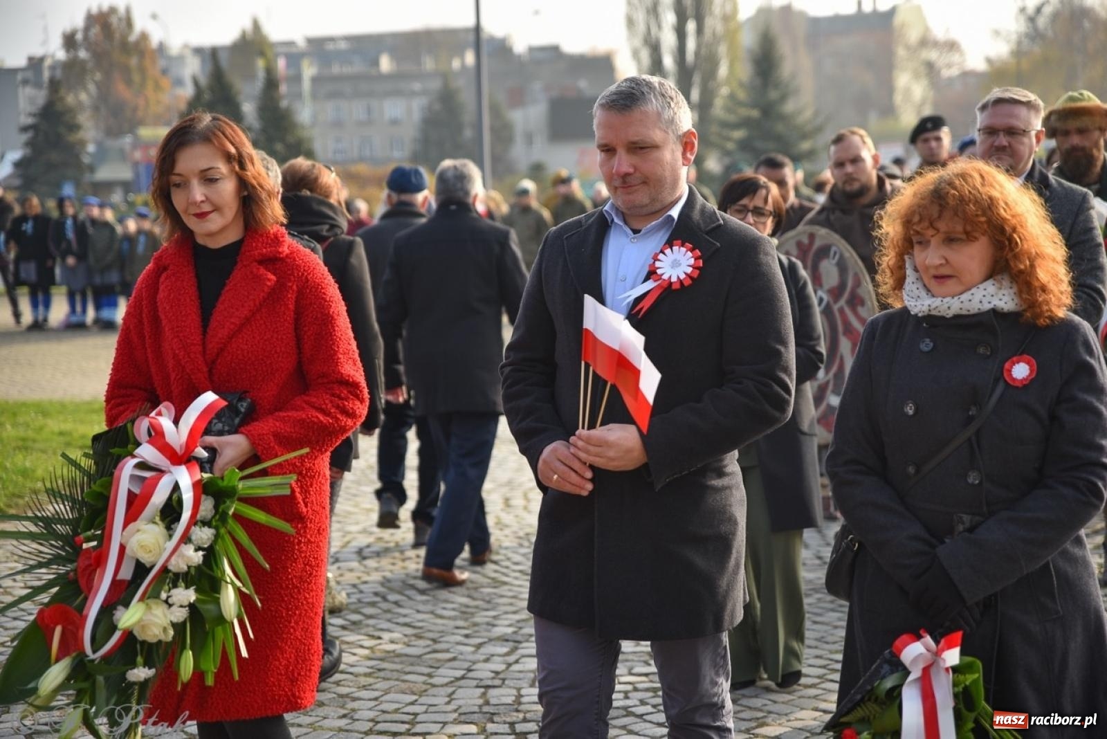Zdjęcie w galerii na portalu naszraciborz.pl: Miejskie uroczystości z okazji Narodowego Święta Niepodległości [FOTO i WIDEO] wiadomości z regionu