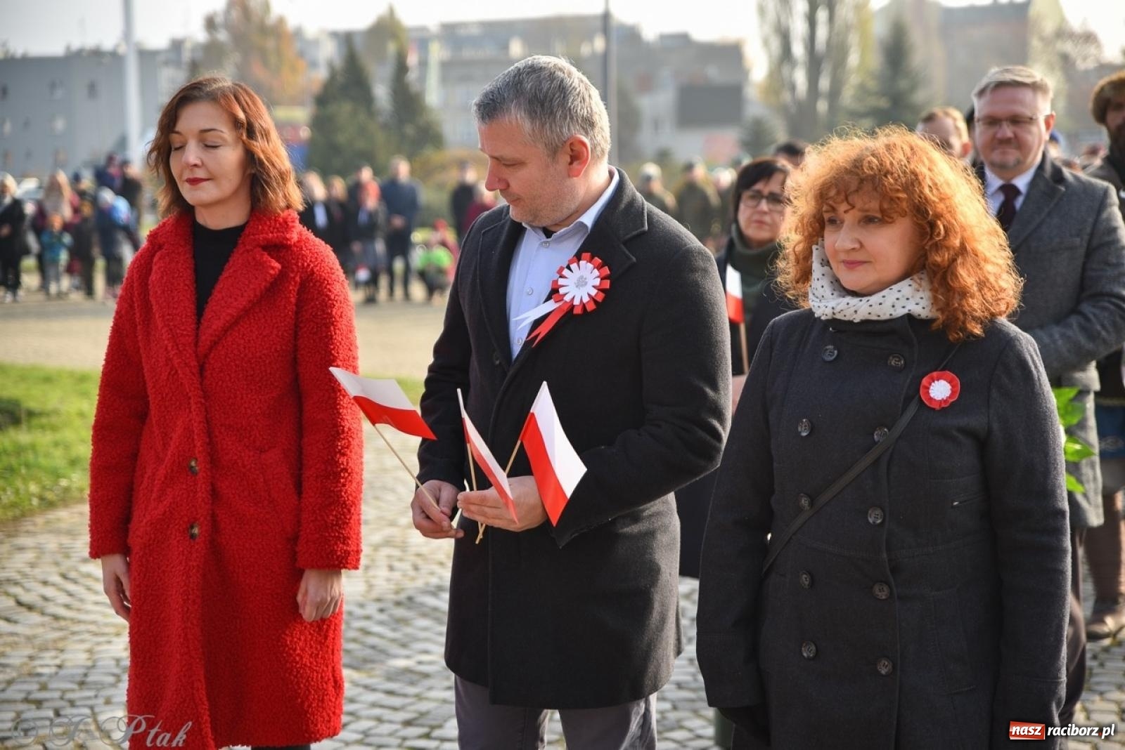 Zdjęcie w galerii na portalu naszraciborz.pl: Miejskie uroczystości z okazji Narodowego Święta Niepodległości [FOTO i WIDEO] wiadomości z regionu