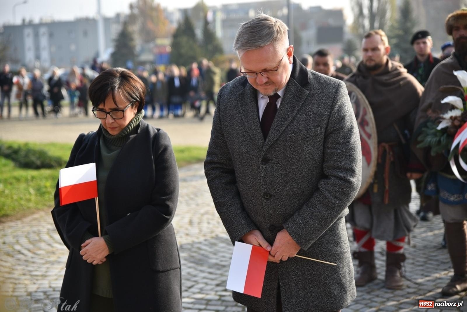 Zdjęcie w galerii na portalu naszraciborz.pl: Miejskie uroczystości z okazji Narodowego Święta Niepodległości [FOTO i WIDEO] wiadomości z regionu