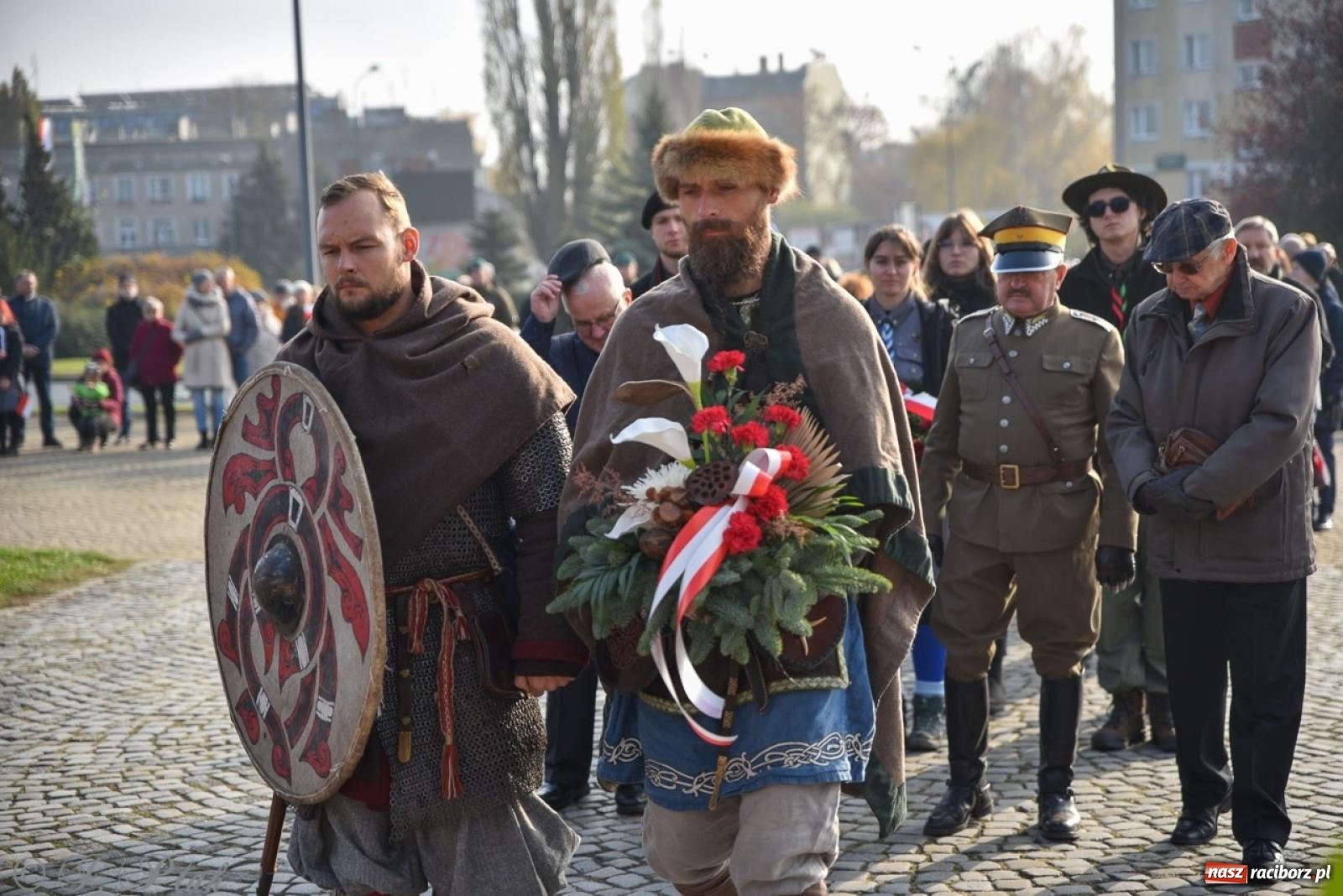 Zdjęcie w galerii na portalu naszraciborz.pl: Miejskie uroczystości z okazji Narodowego Święta Niepodległości [FOTO i WIDEO] wiadomości z regionu