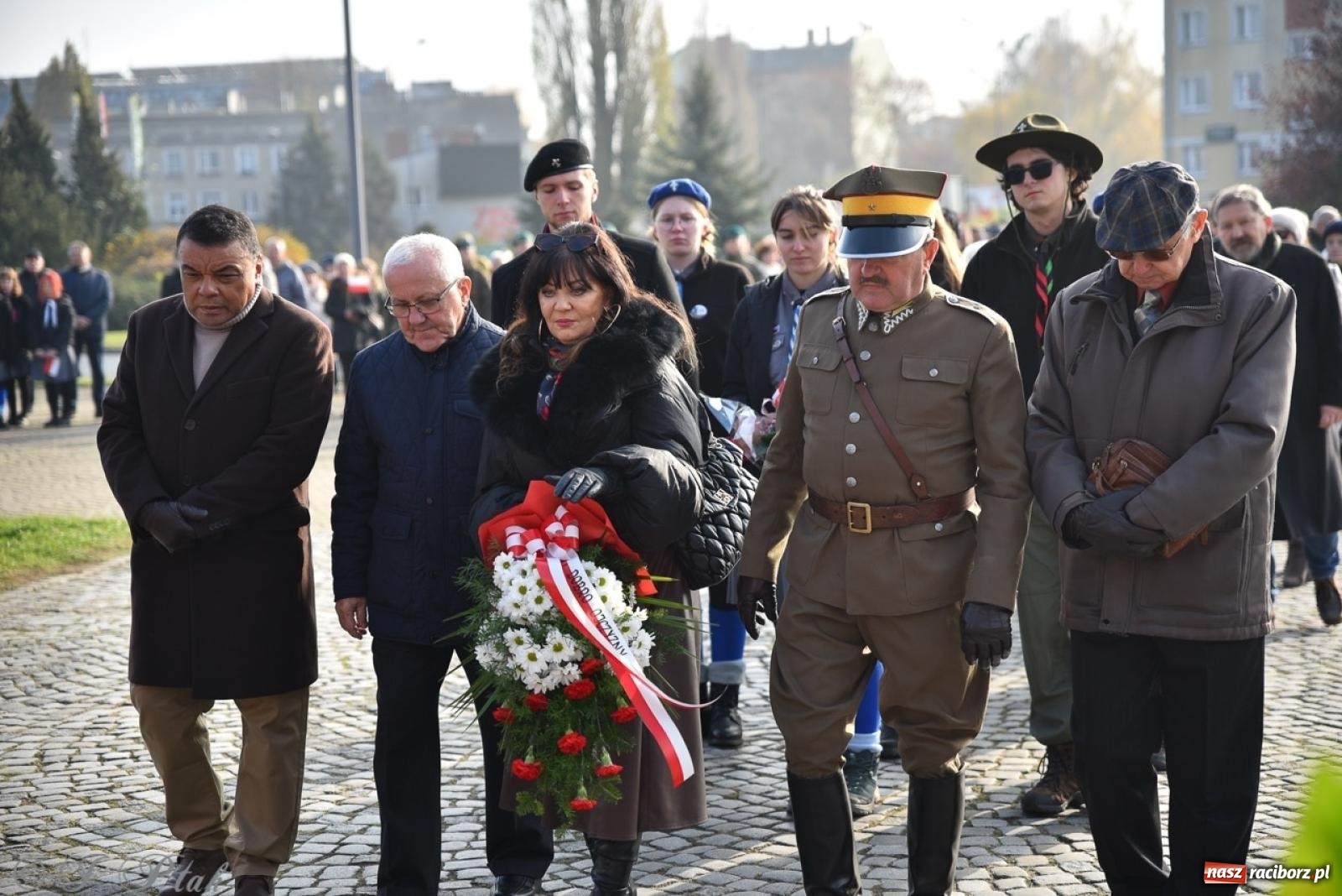 Zdjęcie w galerii na portalu naszraciborz.pl: Miejskie uroczystości z okazji Narodowego Święta Niepodległości [FOTO i WIDEO] wiadomości z regionu