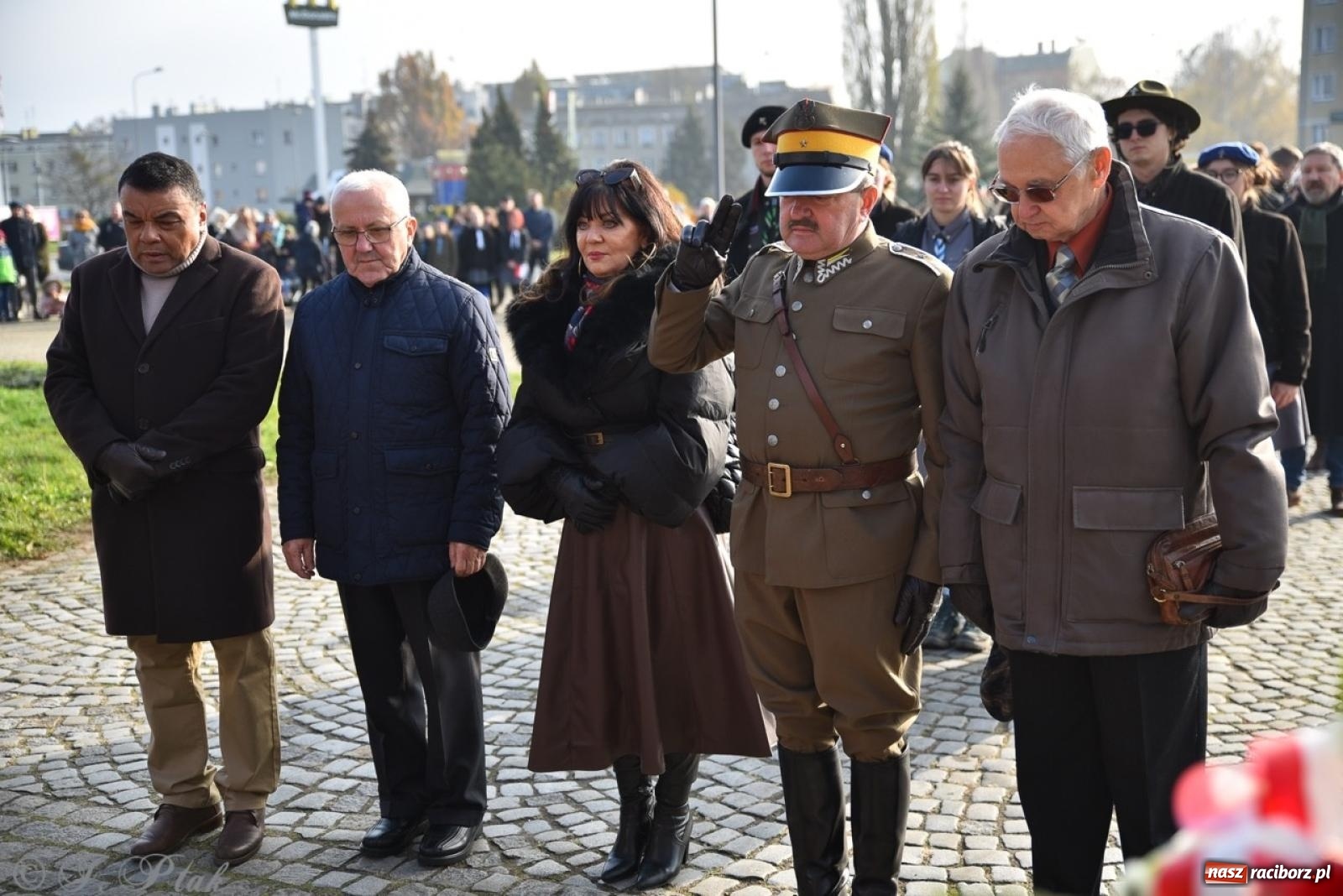 Zdjęcie w galerii na portalu naszraciborz.pl: Miejskie uroczystości z okazji Narodowego Święta Niepodległości [FOTO i WIDEO] wiadomości z regionu