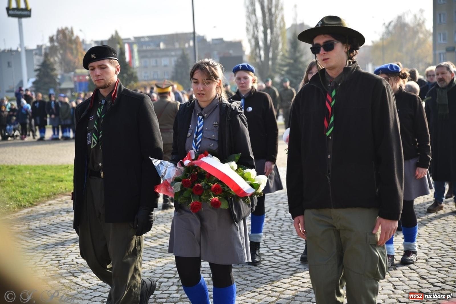 Zdjęcie w galerii na portalu naszraciborz.pl: Miejskie uroczystości z okazji Narodowego Święta Niepodległości [FOTO i WIDEO] wiadomości z regionu