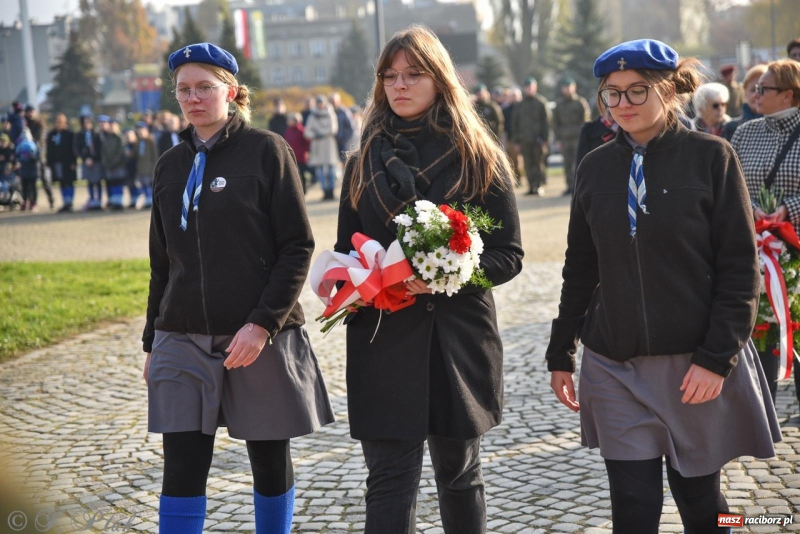 Zdjęcie w galerii na portalu naszraciborz.pl: Miejskie uroczystości z okazji Narodowego Święta Niepodległości [FOTO i WIDEO] wiadomości z regionu