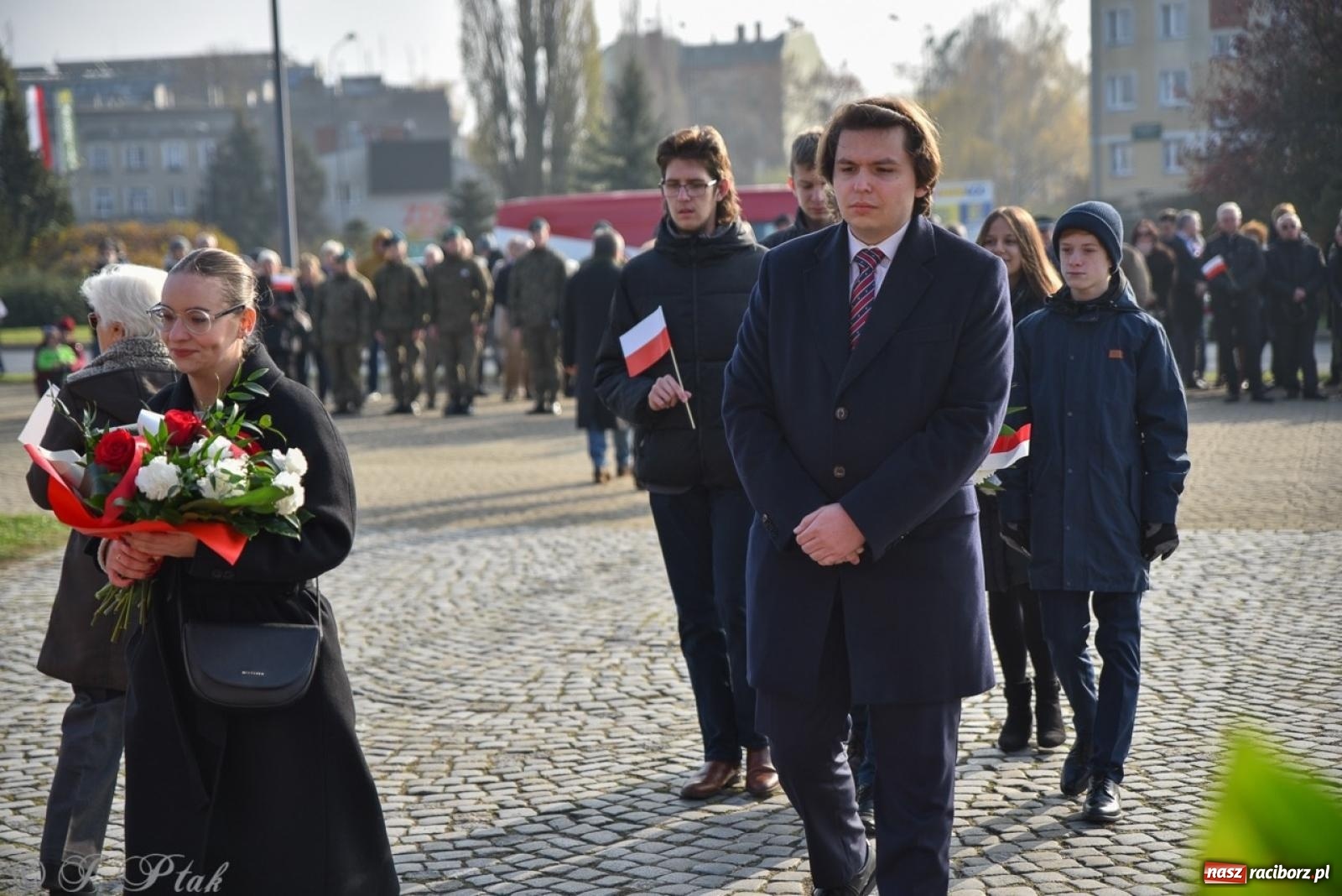 Zdjęcie w galerii na portalu naszraciborz.pl: Miejskie uroczystości z okazji Narodowego Święta Niepodległości [FOTO i WIDEO] wiadomości z regionu