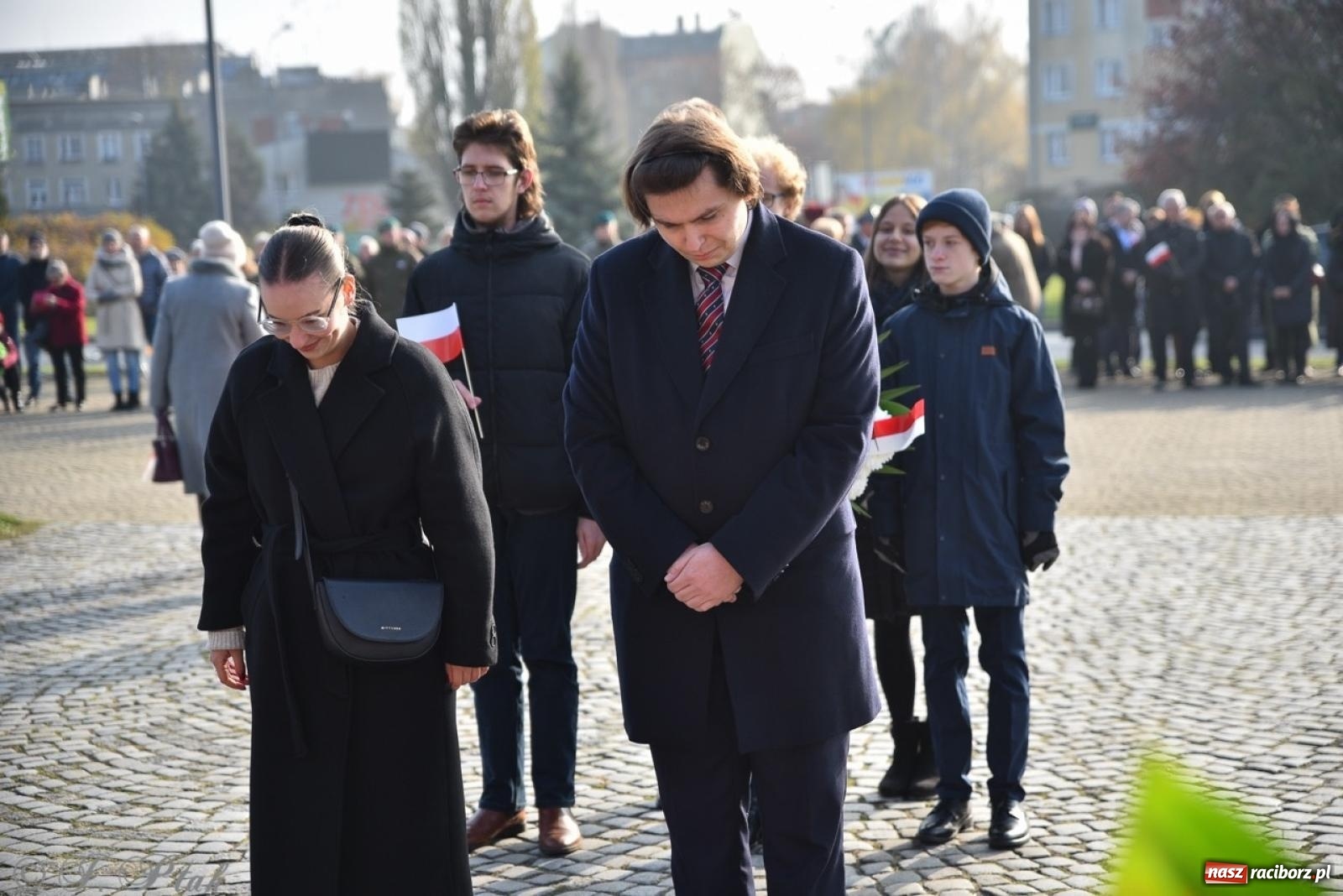 Zdjęcie w galerii na portalu naszraciborz.pl: Miejskie uroczystości z okazji Narodowego Święta Niepodległości [FOTO i WIDEO] wiadomości z regionu