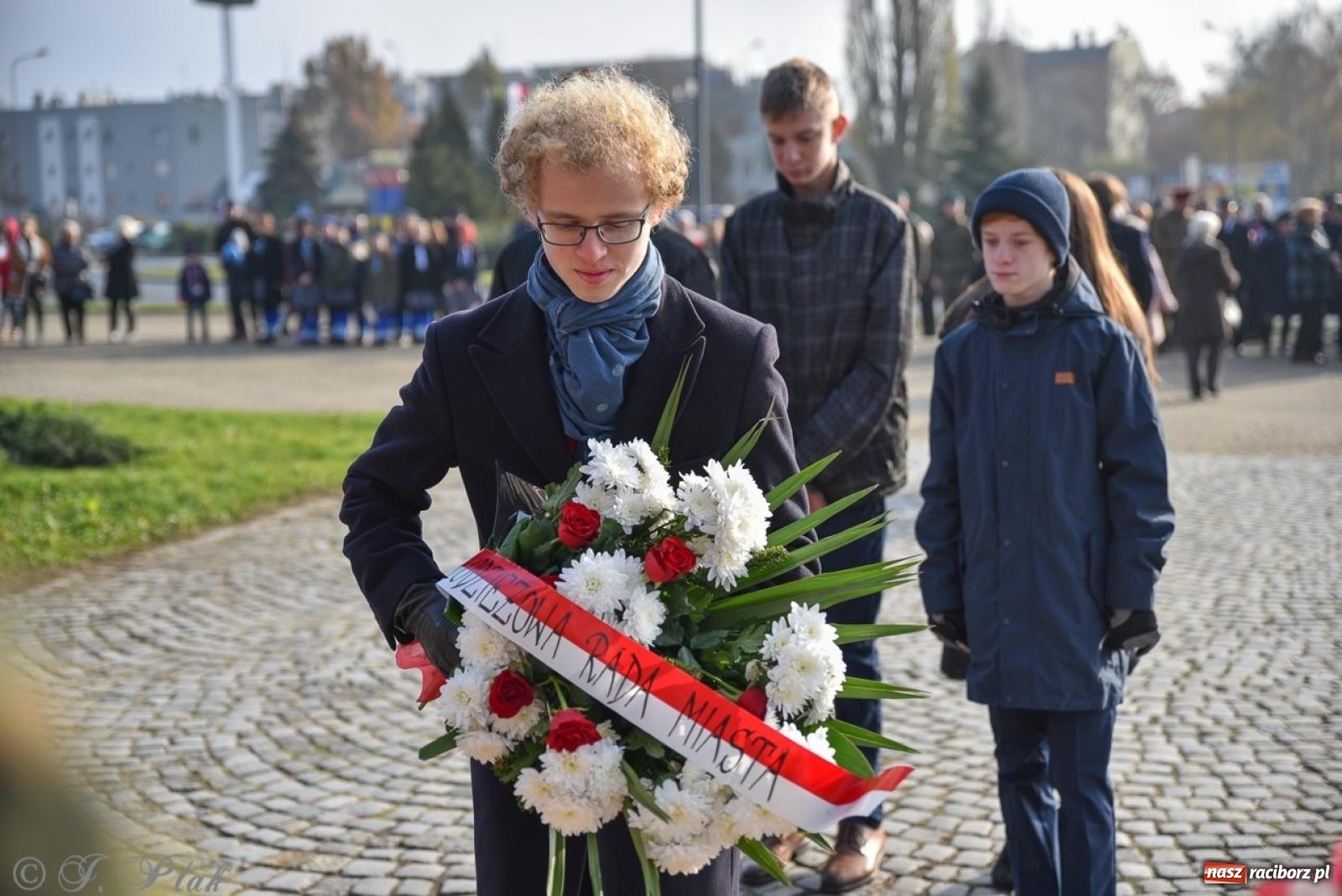 Zdjęcie w galerii na portalu naszraciborz.pl: Miejskie uroczystości z okazji Narodowego Święta Niepodległości [FOTO i WIDEO] wiadomości z regionu