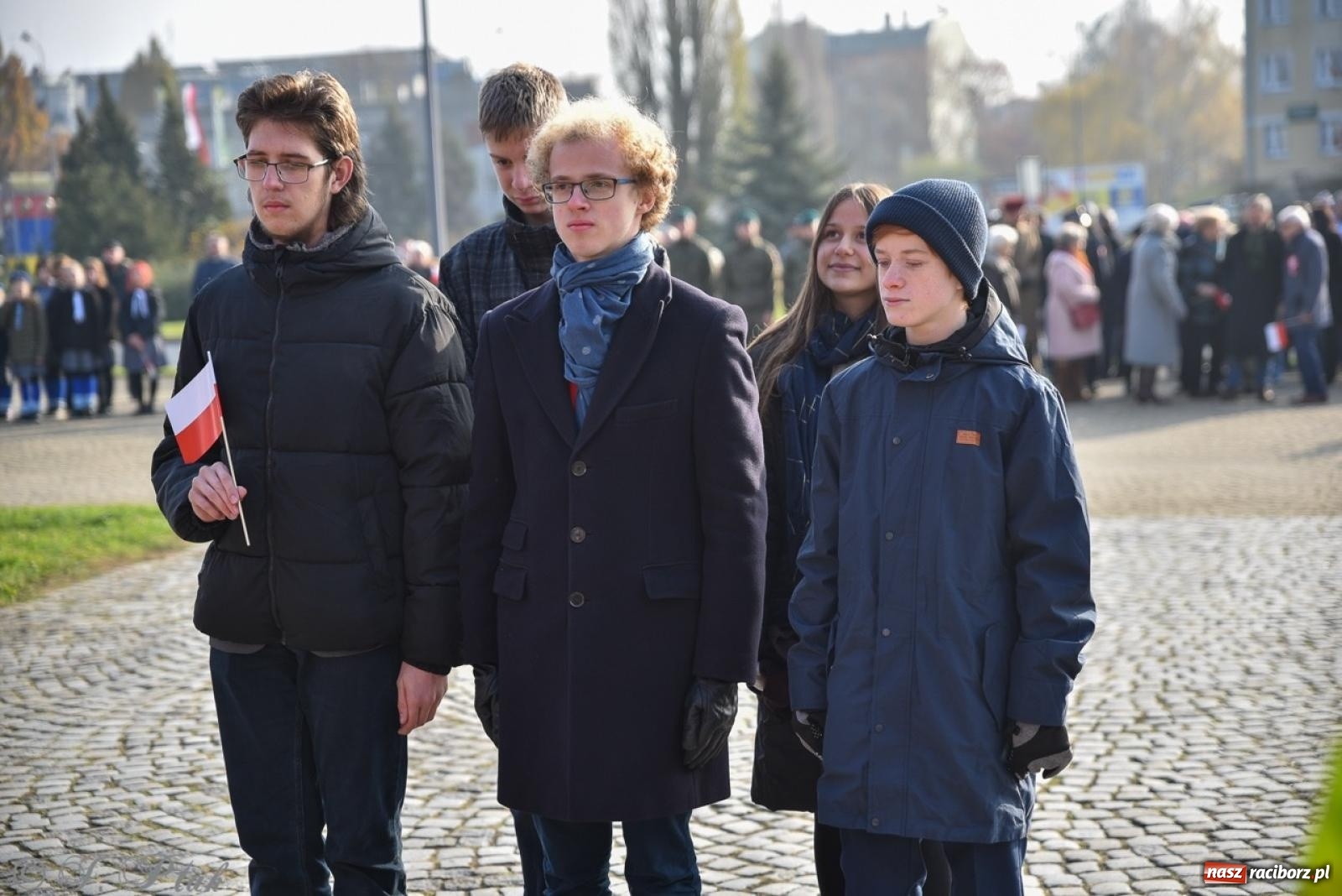 Zdjęcie w galerii na portalu naszraciborz.pl: Miejskie uroczystości z okazji Narodowego Święta Niepodległości [FOTO i WIDEO] wiadomości z regionu
