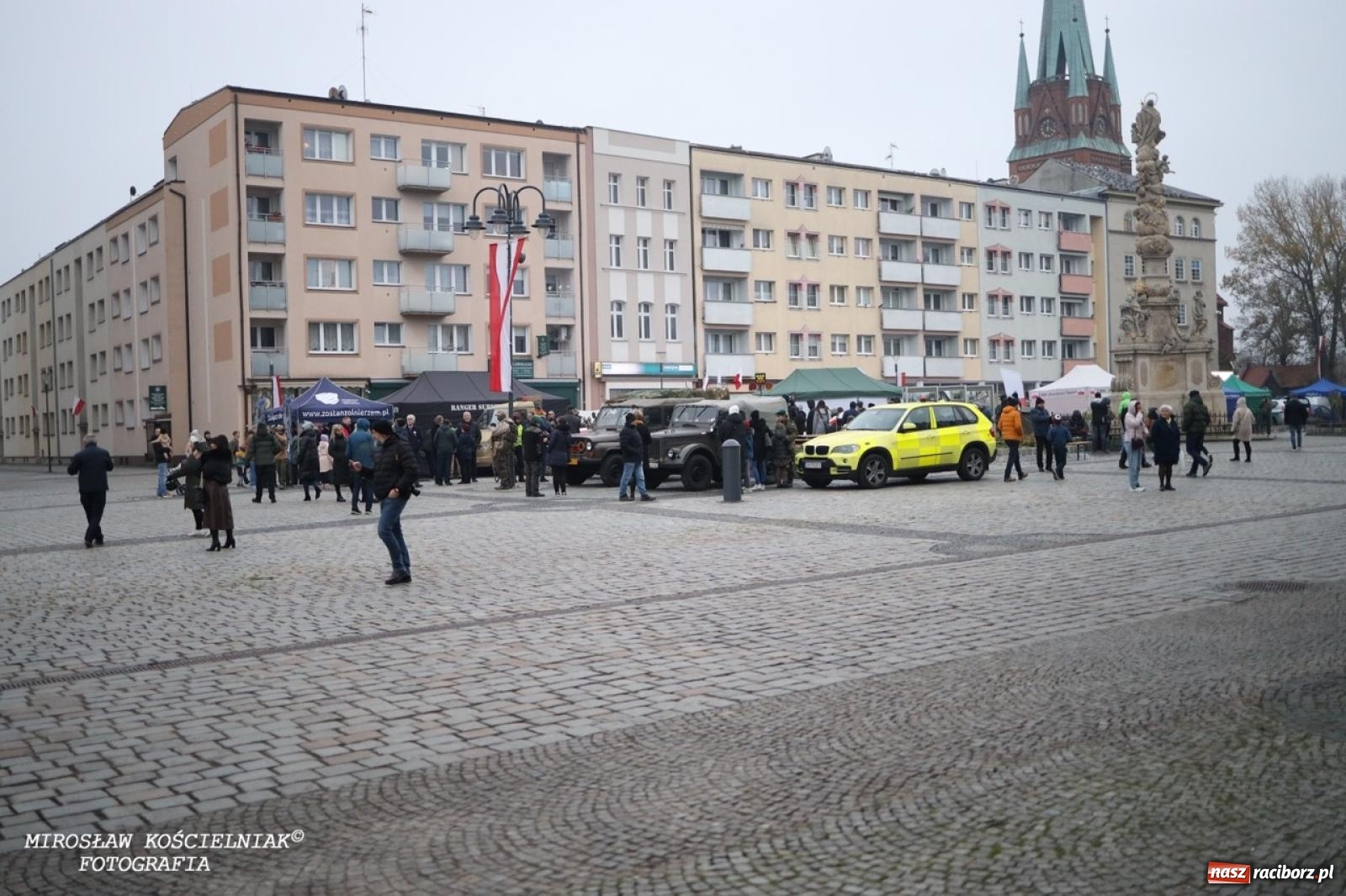 Zdjęcie w galerii na portalu naszraciborz.pl: Historyczne widowisko na raciborskim rynku – Polacy przejmują pruski posterunek [FOTO i WIDEO] wiadomości z regionu