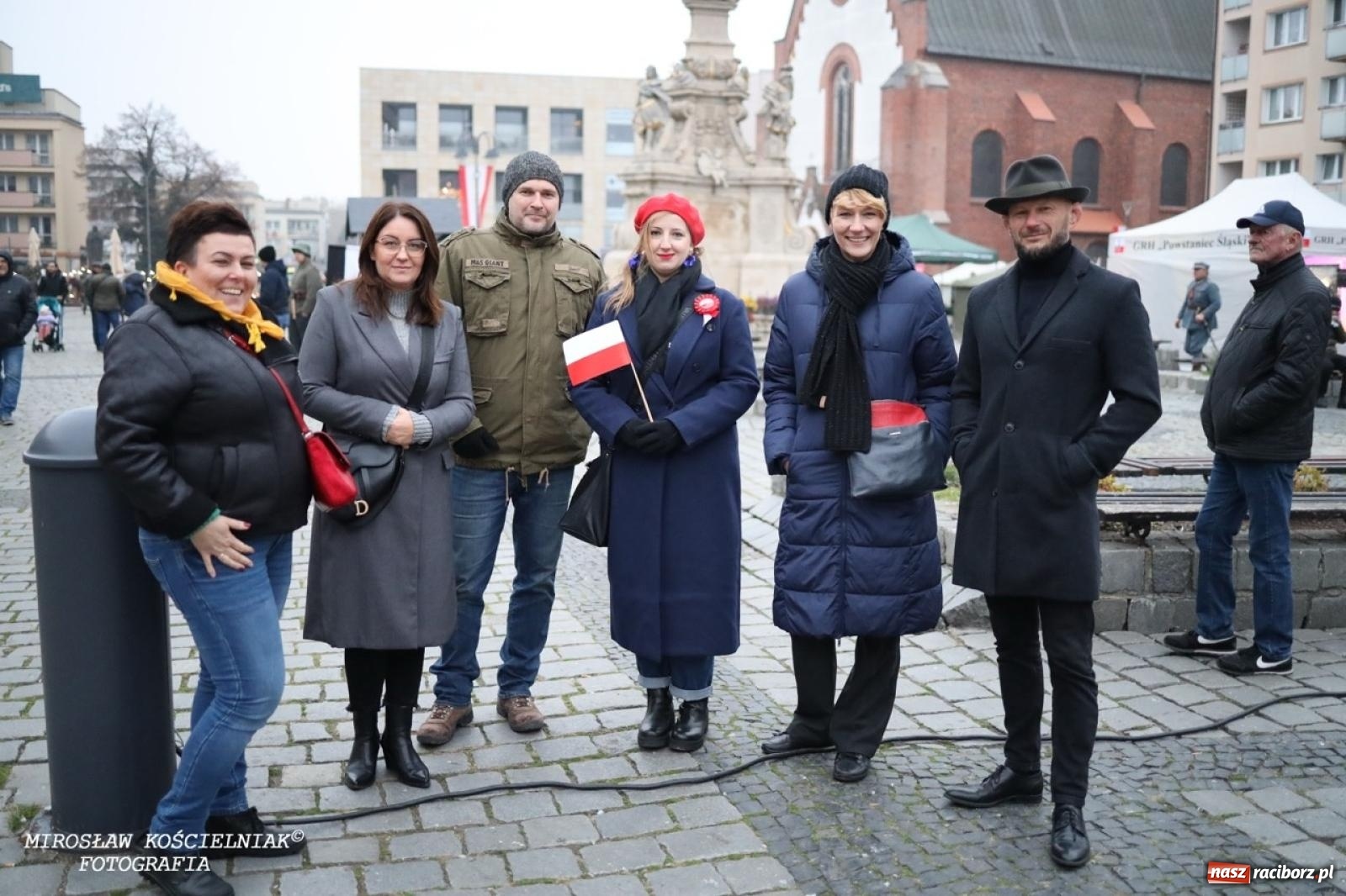 Zdjęcie w galerii na portalu naszraciborz.pl: Historyczne widowisko na raciborskim rynku – Polacy przejmują pruski posterunek [FOTO i WIDEO] wiadomości z regionu