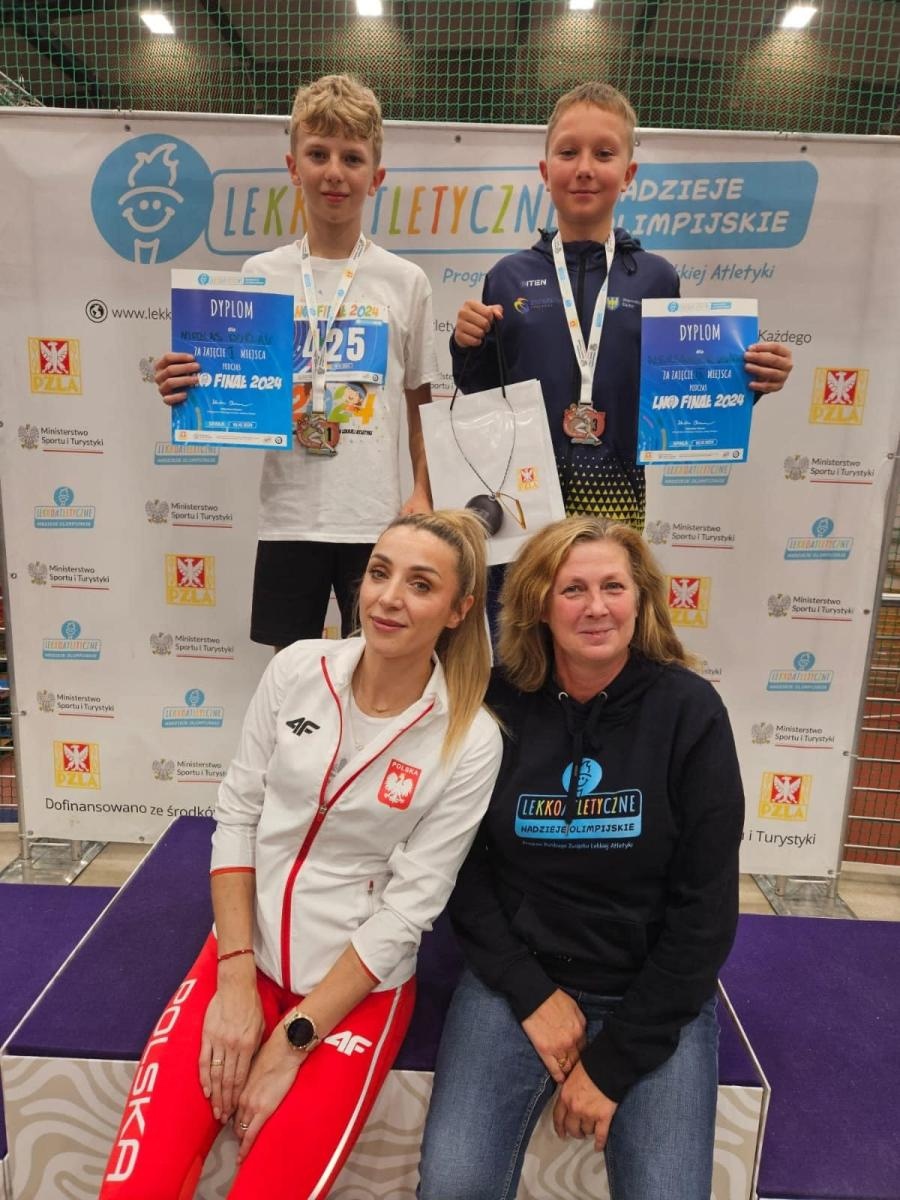 Zdjęcie w galerii na portalu naszraciborz.pl: Nicolas Durlak i Aleksander Kunicki medalistami Ogólnopolskiego Finału Lekkoatletycznych Nadziei Olimpijskich! wiadomości z regionu