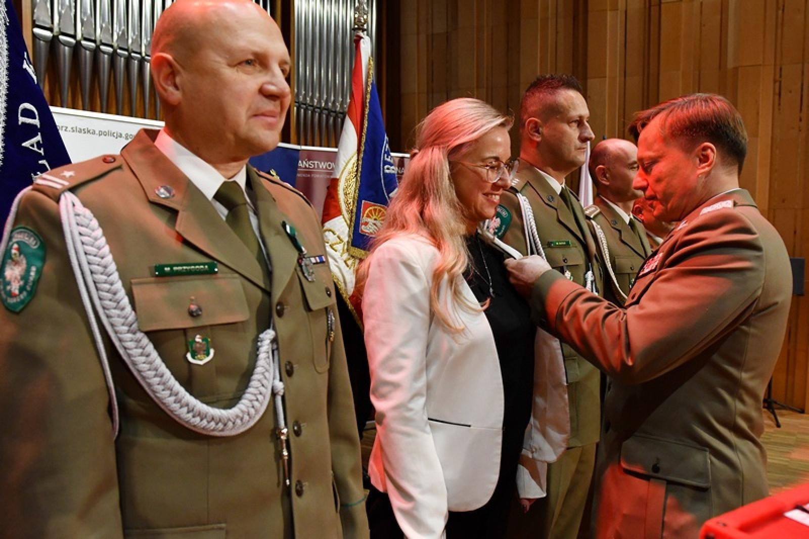 Zdjęcie w galerii na portalu naszraciborz.pl: Uroczystość z okazji Narodowego Święta Niepodległości w Śląskim Oddziale Straży Granicznej wiadomości z regionu