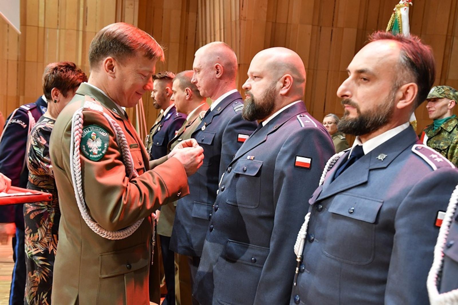Zdjęcie w galerii na portalu naszraciborz.pl: Uroczystość z okazji Narodowego Święta Niepodległości w Śląskim Oddziale Straży Granicznej wiadomości z regionu