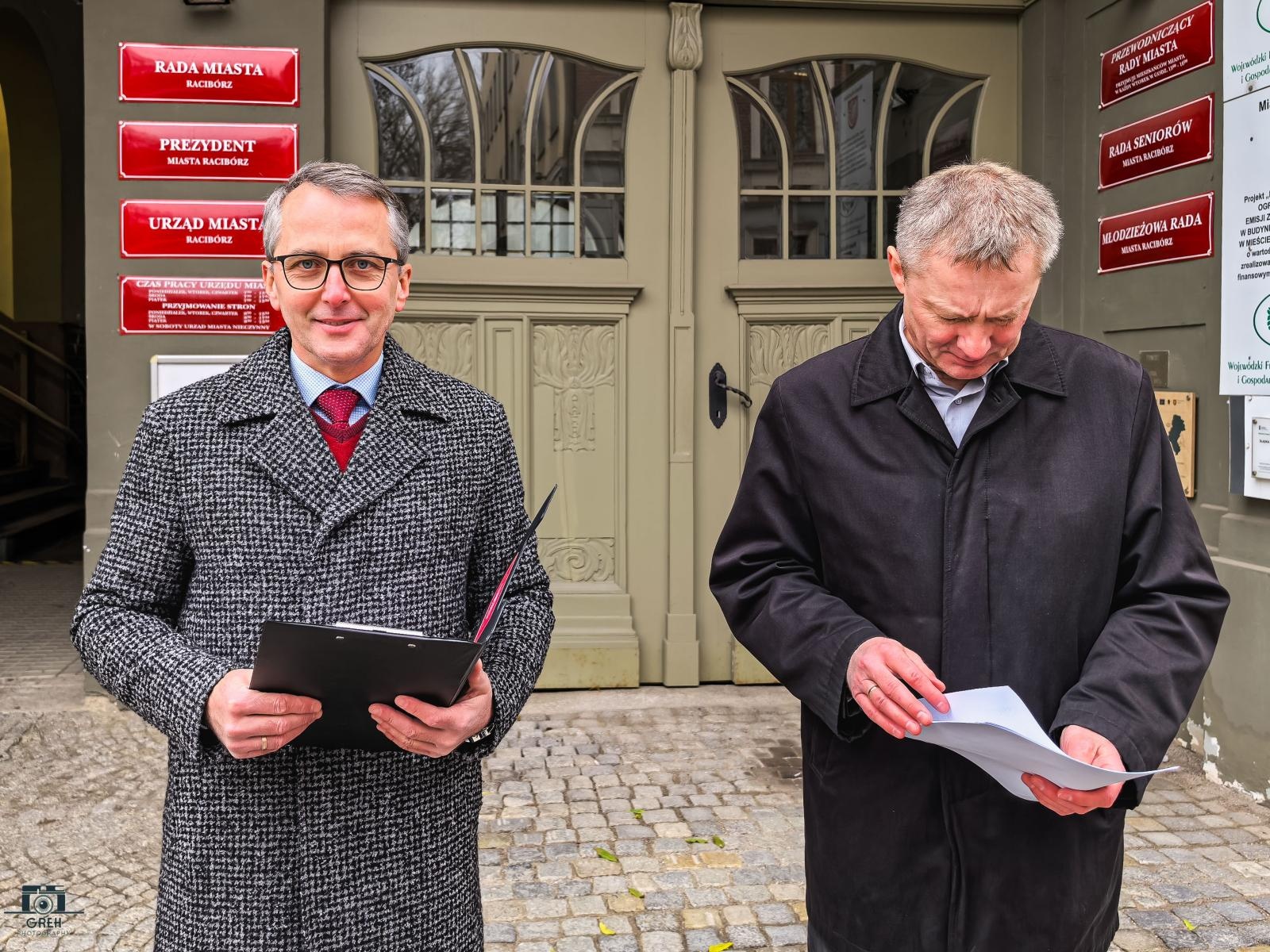 Zdjęcie w galerii na portalu naszraciborz.pl: D. Polowy: Zachowanie Jacka Wojciechowicza jest niegodne zaszczytnej funkcji prezydenta [WIDEO] wiadomości z regionu
