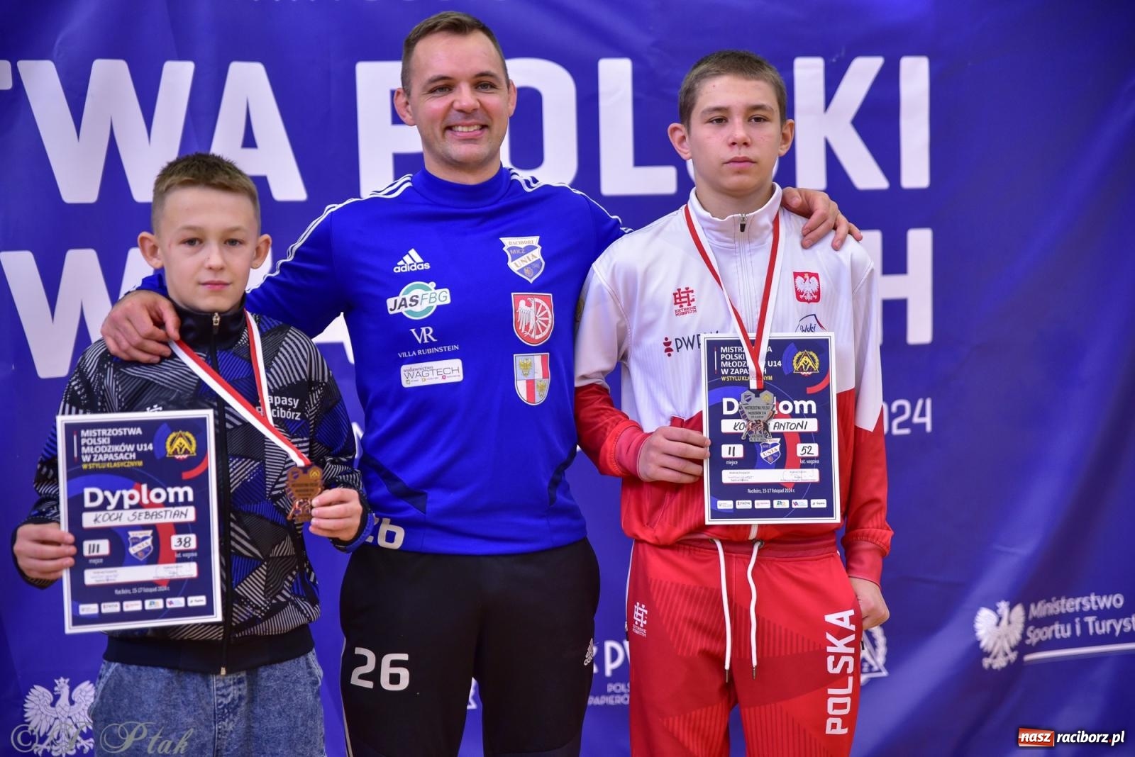 Zdjęcie w galerii na portalu naszraciborz.pl: Z dwoma medalami unici kończą mistrzostwa Polski U-14 wiadomości z regionu