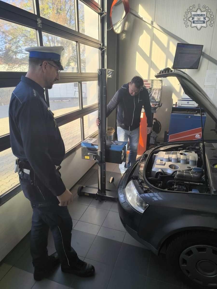 Zdjęcie w galerii na portalu naszraciborz.pl: Kolejne kontrole ustawień świateł samochodowych za nami wiadomości z regionu