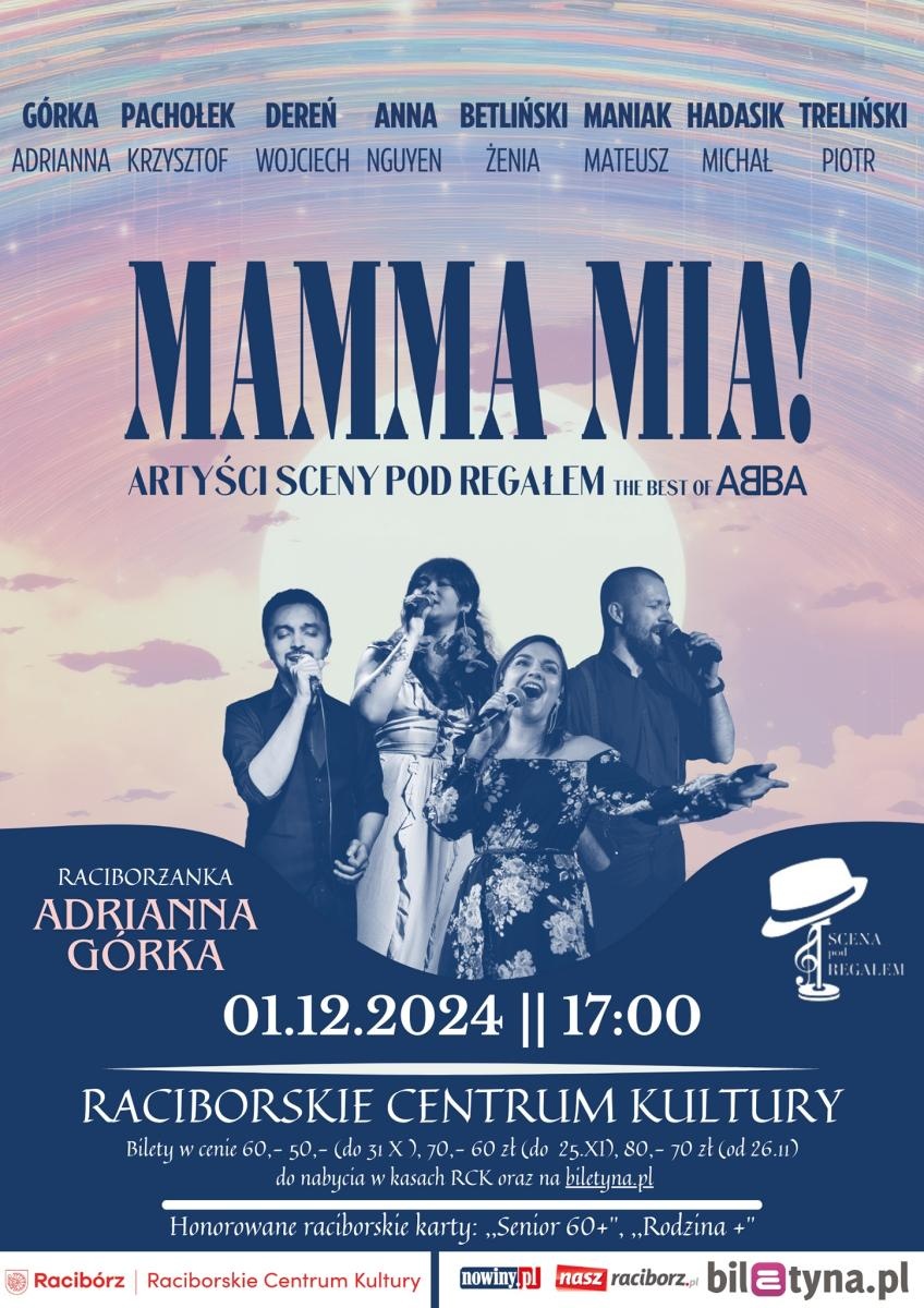 Zdjęcie w galerii na portalu naszraciborz.pl: MAMMA MIA: The Best of ABBA - Adrianna Górka i Scena Pod Regałem wiadomości z regionu