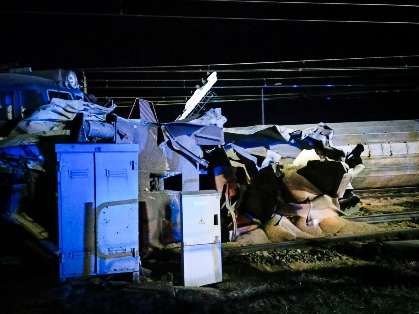 Zdjęcie w galerii na portalu naszraciborz.pl: Wypadek kolejowy w Kuźni Raciborskiej. Komunikat PKP w sprawie kursowania pociągów wiadomości z regionu