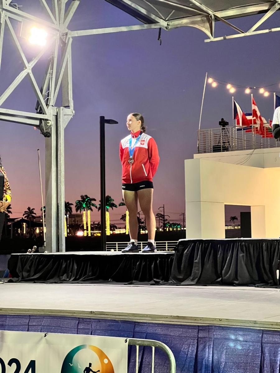 Zdjęcie w galerii na portalu naszraciborz.pl: USA. Srebrna Medalistka Mistrzostw Świata z Raciborza! wiadomości z regionu