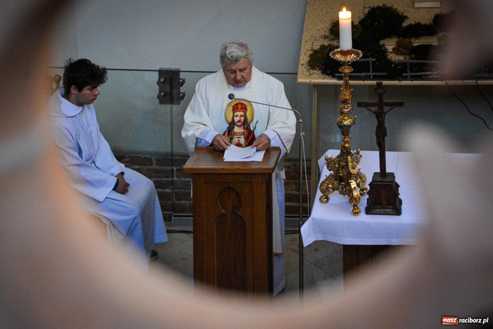 Zdjęcie w galerii na portalu naszraciborz.pl: Leśnicza i łowiecka brać na Mszy św. w kaplicy zamkowej w Raciborzu [FOTO i WIDEO] wiadomości z regionu