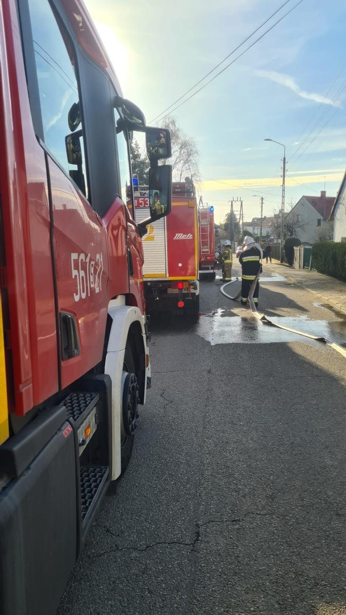 Zdjęcie w galerii na portalu naszraciborz.pl: Pożar piwnicy w Borucinie wiadomości z regionu