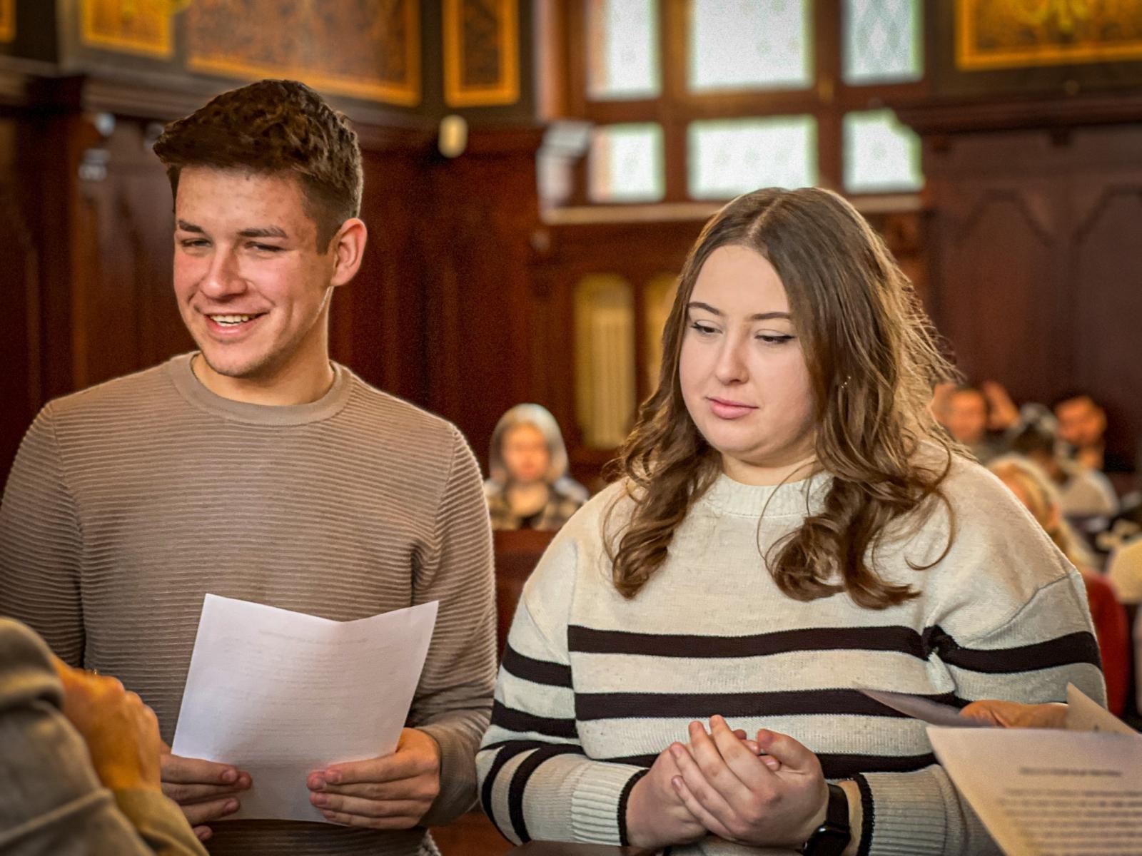 Zdjęcie w galerii na portalu naszraciborz.pl: Studenci pielęgniarstwa zgłębiają prawo medyczne w raciborskim sądzie. Zajęcia w praktyce wymiaru sprawiedliwości wiadomości z regionu