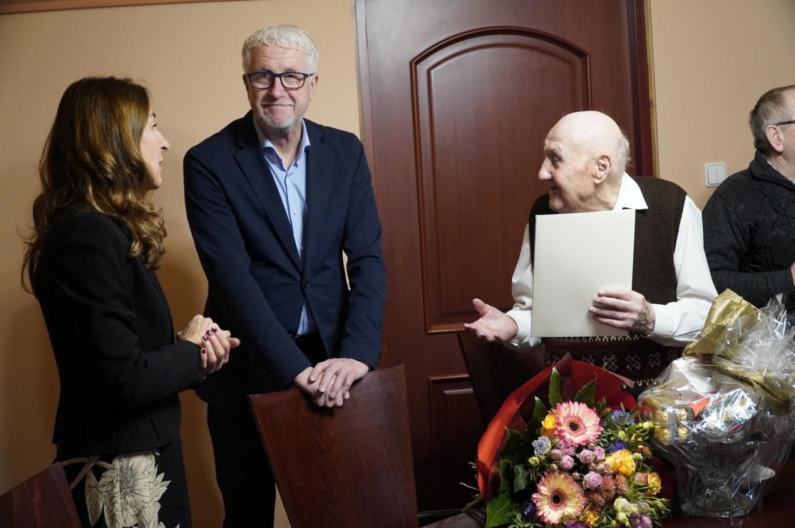 Zdjęcie w galerii na portalu naszraciborz.pl: Raciborzanin Paweł Kołek skończył 105 lat wiadomości z regionu