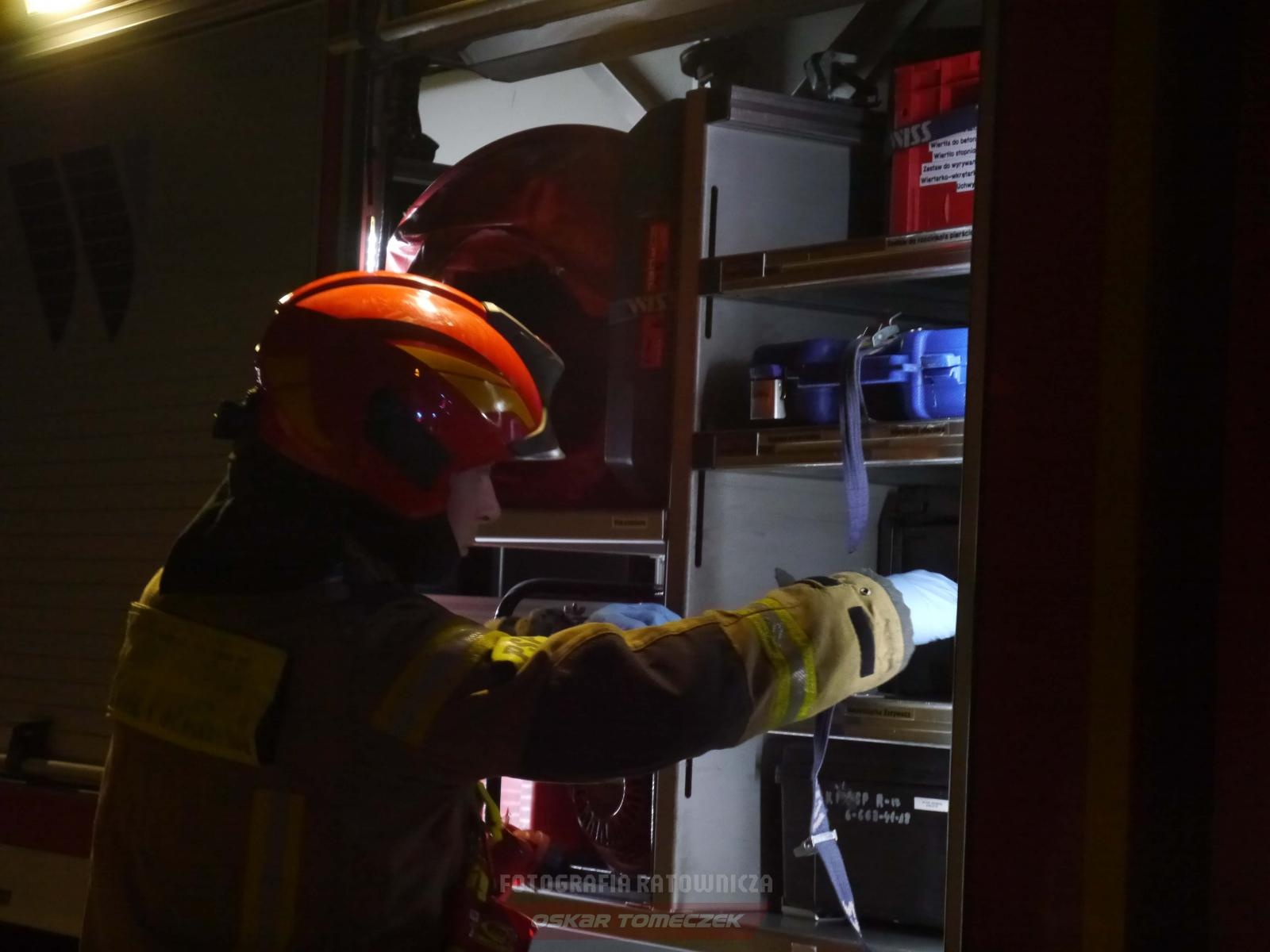 Zdjęcie w galerii na portalu naszraciborz.pl: Strażacka akcja przy Sadowej w Nędzy [FOTO] wiadomości z regionu