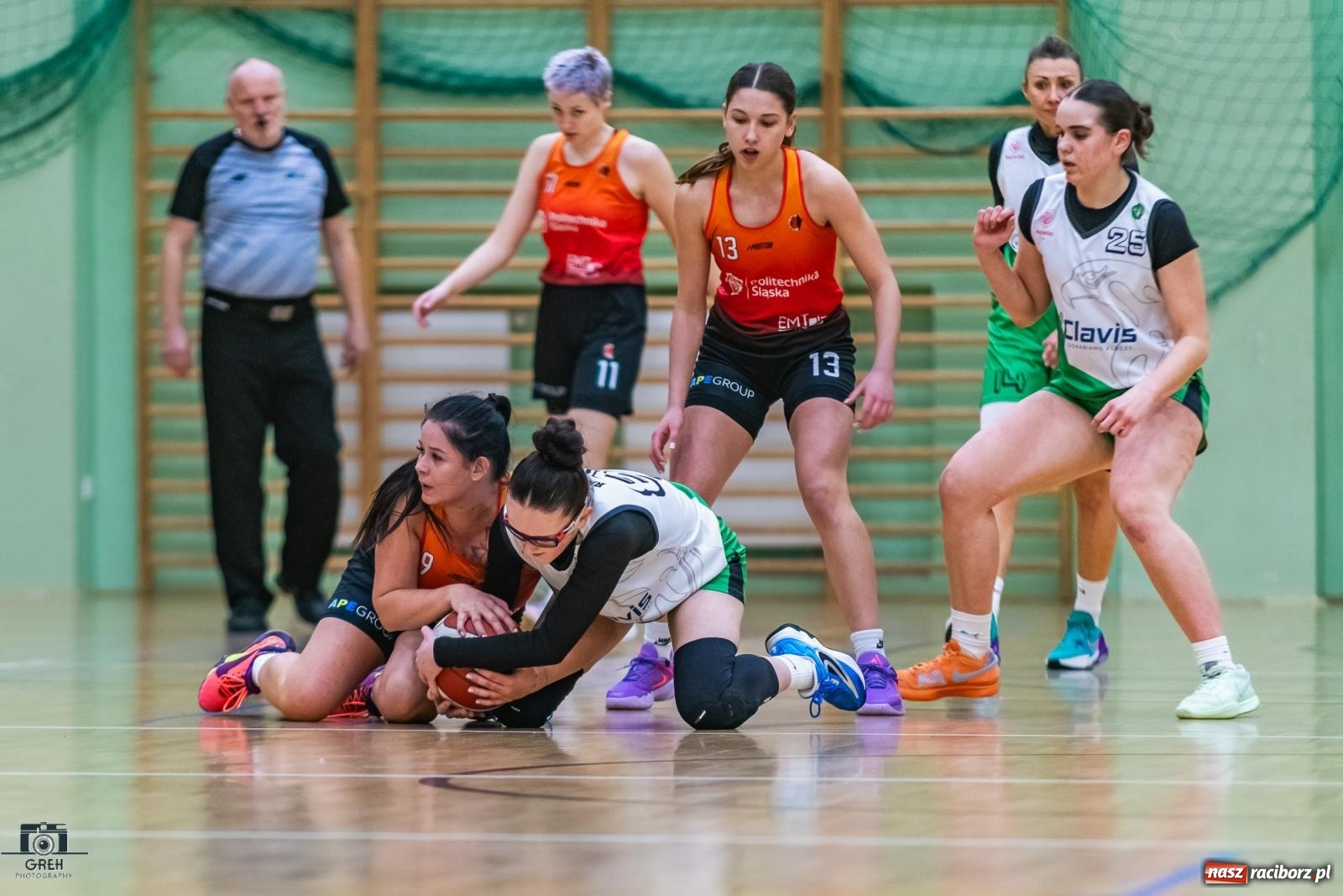 Zdjęcie w galerii na portalu naszraciborz.pl: Na zawale, albo wcale. Kolejna wygrana RKK AZS Racibórz [FOTO i WIDEO] wiadomości z regionu