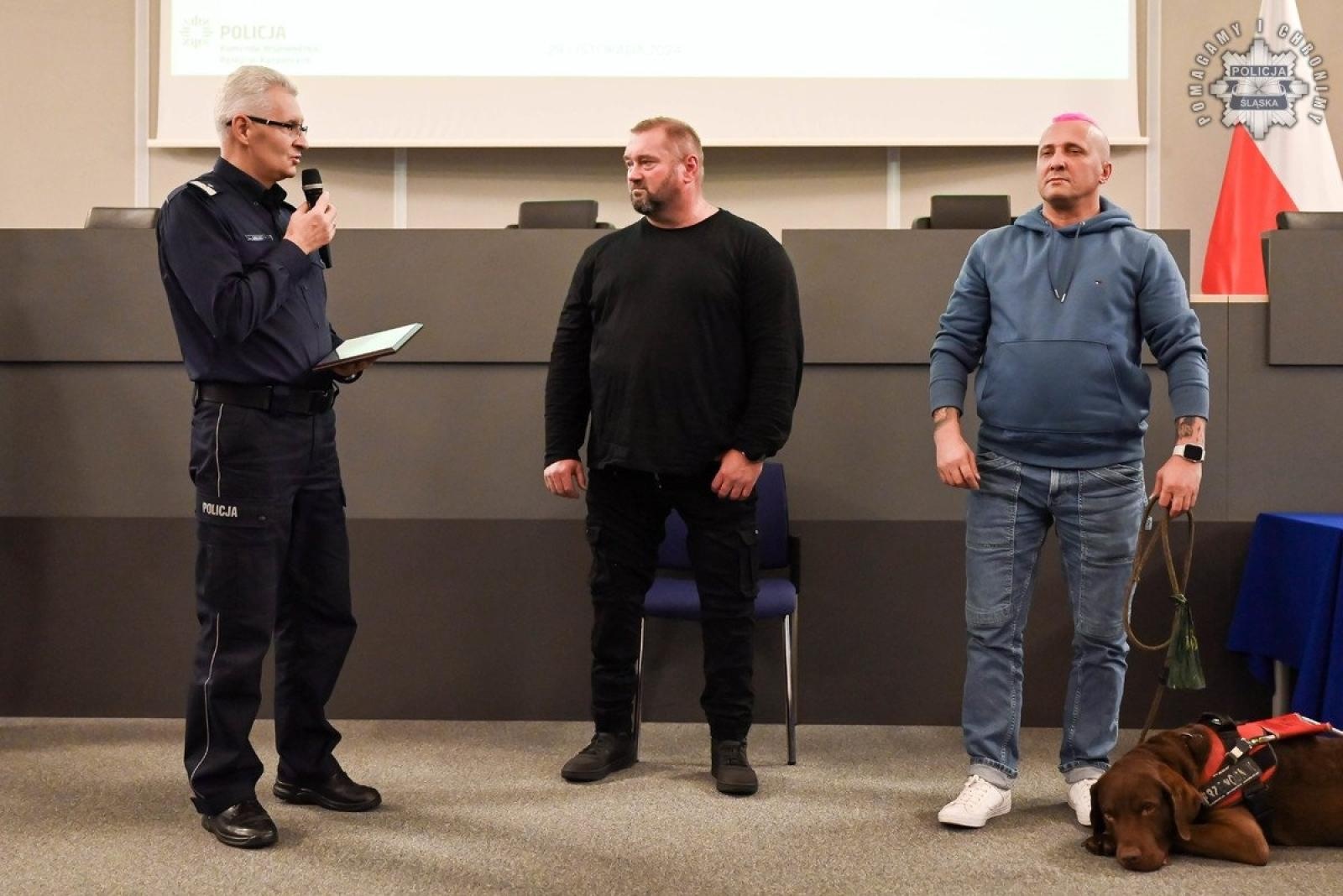 Zdjęcie w galerii na portalu naszraciborz.pl: Konferencja Barierom na przekór w komendzie wojewódzkiej w Katowicach wiadomości z regionu