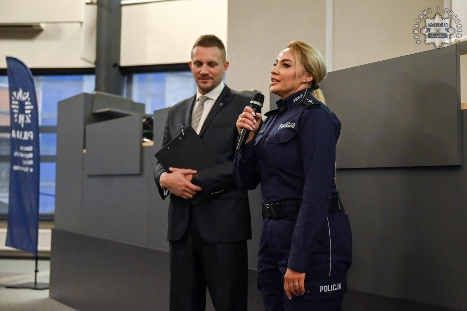 Zdjęcie w galerii na portalu naszraciborz.pl: Konferencja Barierom na przekór w komendzie wojewódzkiej w Katowicach wiadomości z regionu