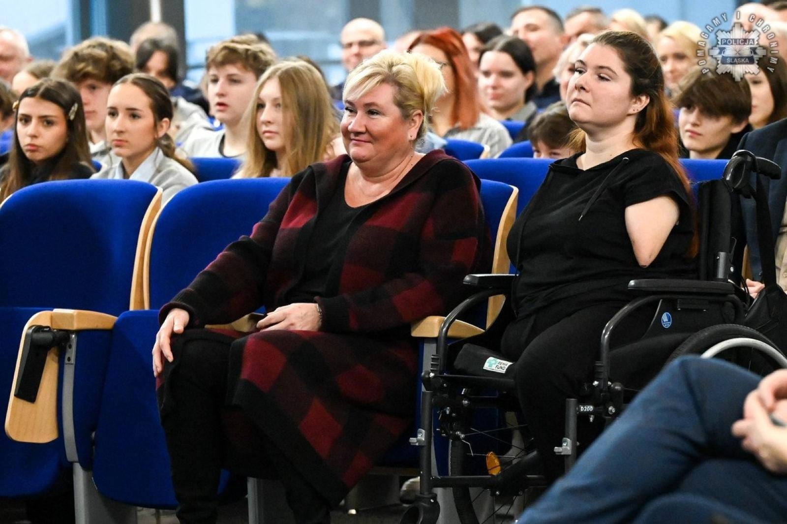 Zdjęcie w galerii na portalu naszraciborz.pl: Konferencja Barierom na przekór w komendzie wojewódzkiej w Katowicach wiadomości z regionu