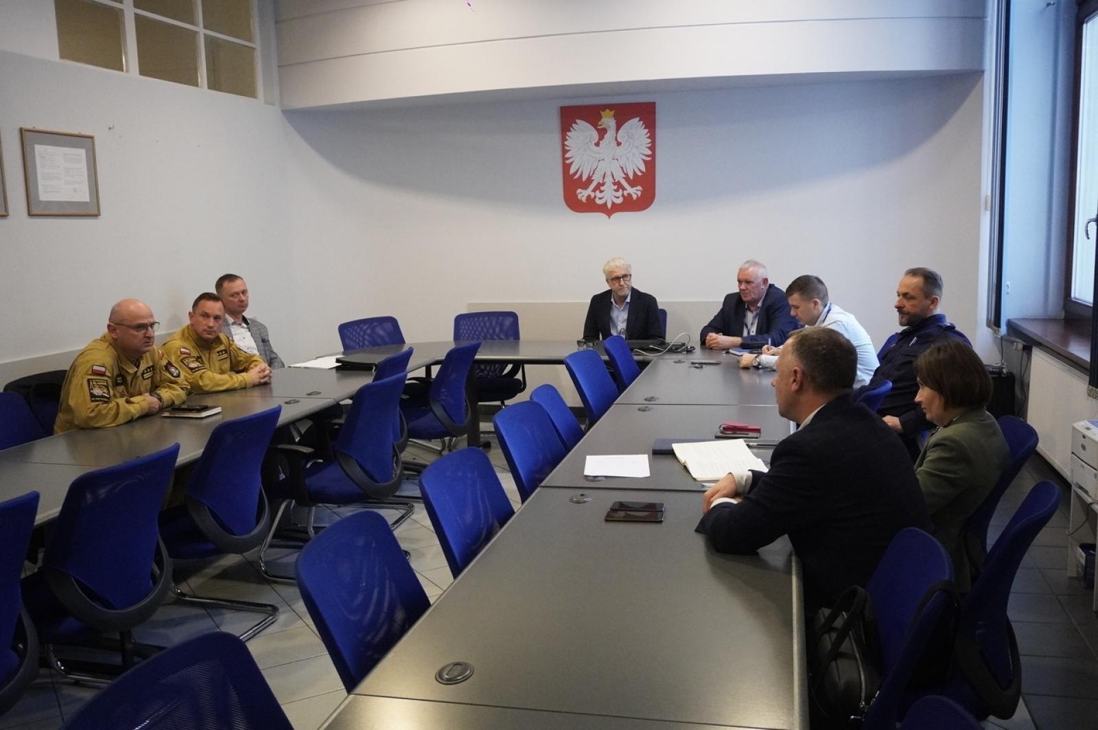 Zdjęcie w galerii na portalu naszraciborz.pl: W raciborskim magistracie przeanalizowano procedury przeciwpowodziowe wiadomości z regionu