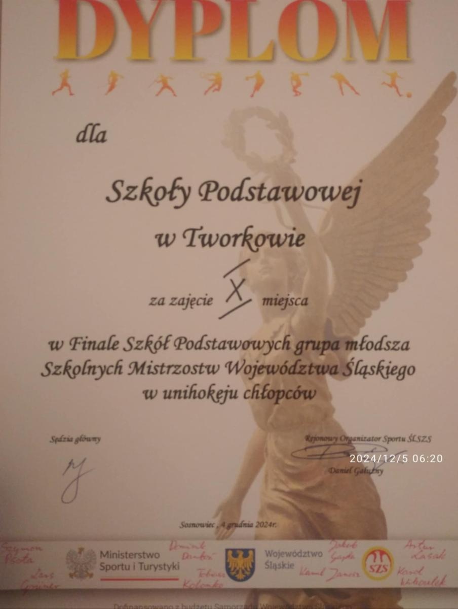 Zdjęcie w galerii na portalu naszraciborz.pl: Unihokej. Ważne osiągnięcie uczniów z Tworkowa wiadomości z regionu