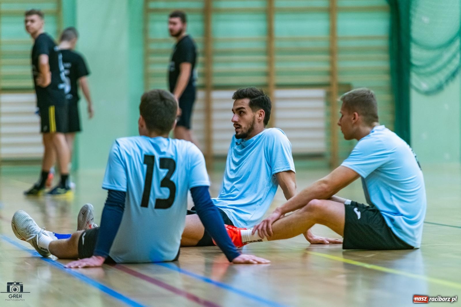 Zdjęcie w galerii na portalu naszraciborz.pl: HLPN. Wyrównane pojedynki na parkiecie hali przy Łąkowej [FOTO] wiadomości z regionu