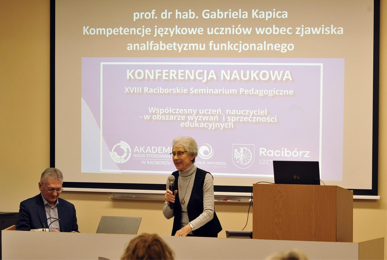 Zdjęcie w galerii na portalu naszraciborz.pl: XVIII Raciborskie Seminarium Pedagogiczne: Refleksja nad wyzwaniami edukacji [FOTO i WIDEO] wiadomości z regionu