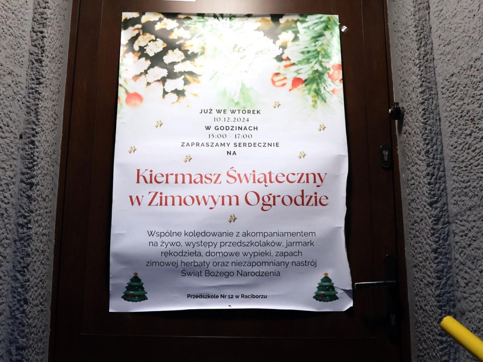 Zdjęcie w galerii na portalu naszraciborz.pl: Kiermasz świąteczny w Przedszkolu nr 12 w Raciborzu – pełen radości i świątecznej atmosfery wiadomości z regionu