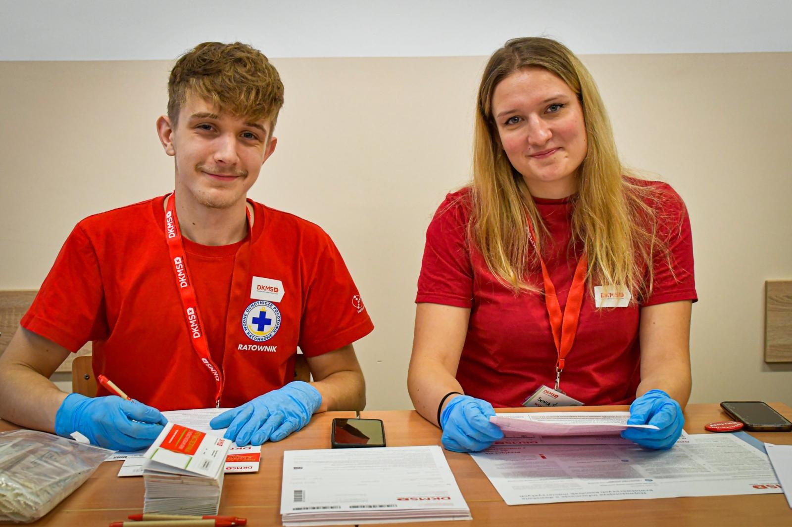 Zdjęcie w galerii na portalu naszraciborz.pl: Bo może masz to w genach! Akcja DKMS w raciborskim Mechaniku wiadomości z regionu