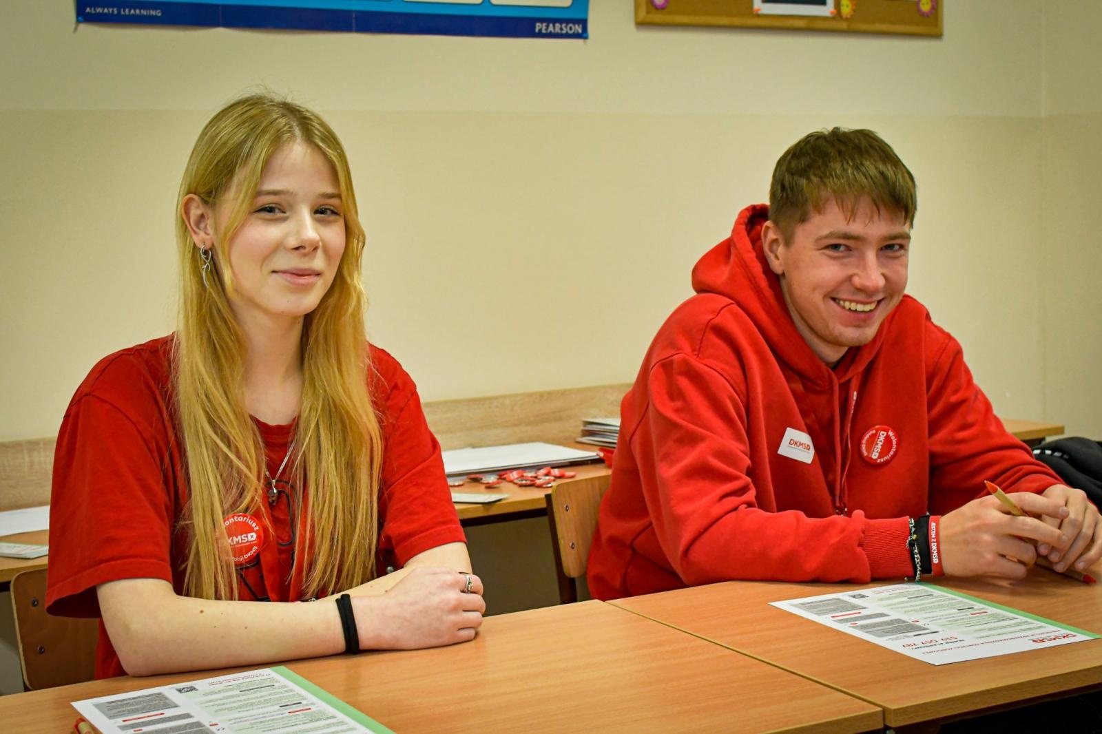 Zdjęcie w galerii na portalu naszraciborz.pl: Bo może masz to w genach! Akcja DKMS w raciborskim Mechaniku wiadomości z regionu