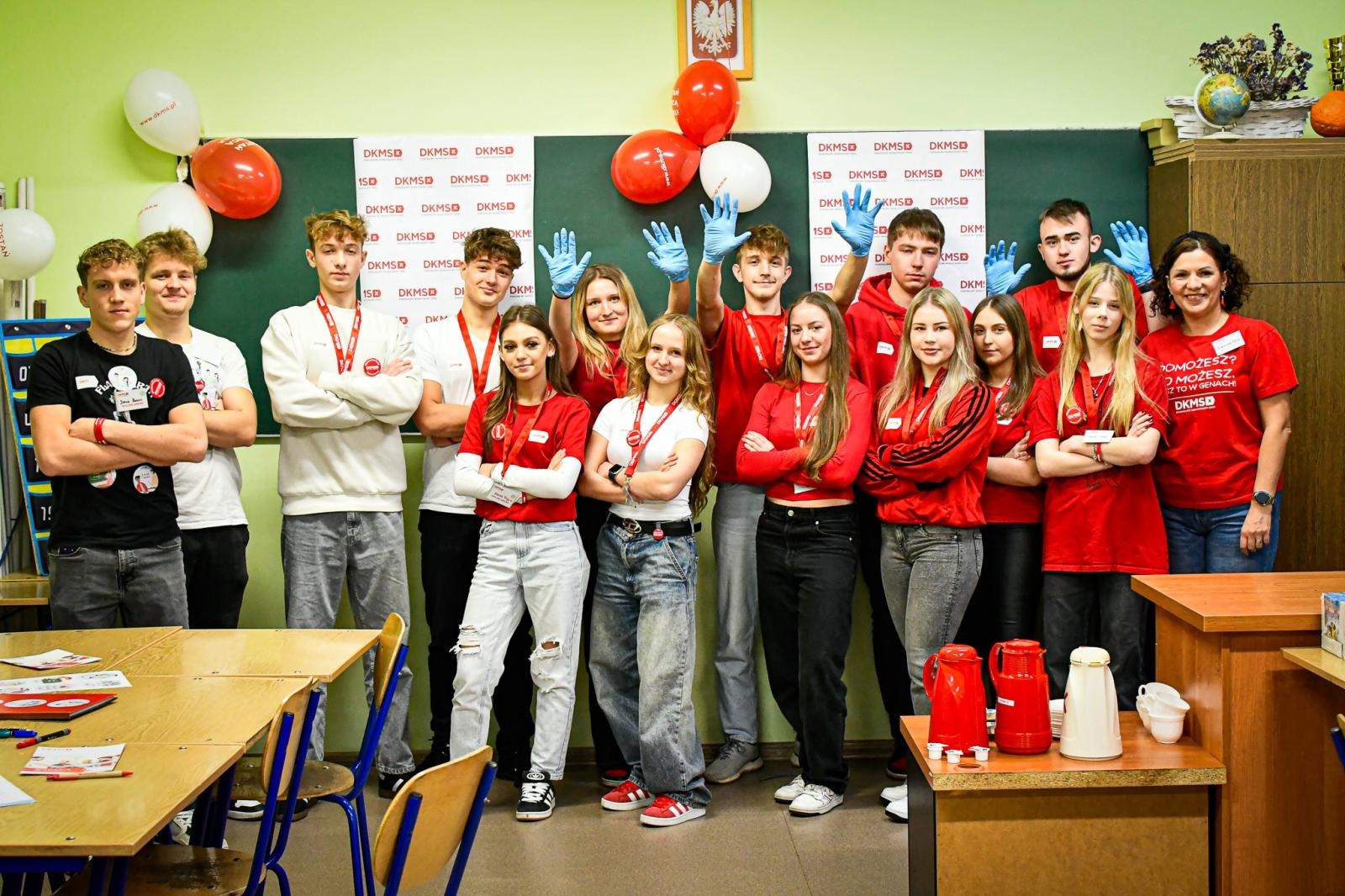 Zdjęcie w galerii na portalu naszraciborz.pl: Bo może masz to w genach! Akcja DKMS w raciborskim Mechaniku wiadomości z regionu