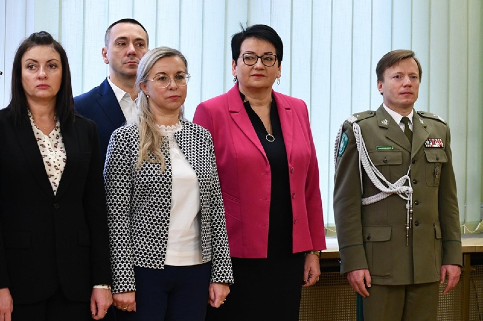 Zdjęcie w galerii na portalu naszraciborz.pl: Uroczyste ślubowanie nowych funkcjonariuszy Śląskiego Oddziału Straży Granicznej wiadomości z regionu