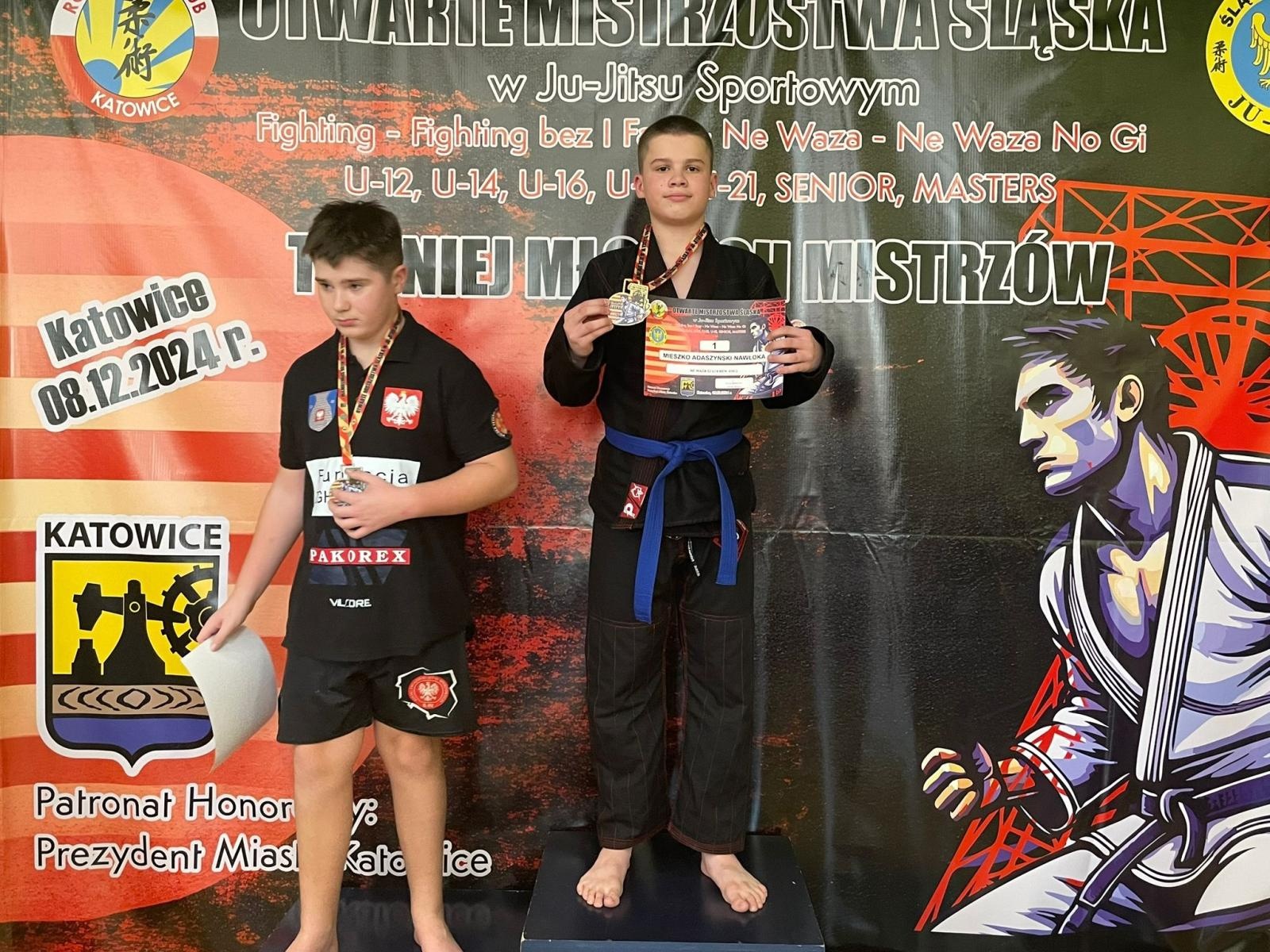 Zdjęcie w galerii na portalu naszraciborz.pl: Mistrzostwa Śląska w Ju-Jitsu Sportowym. Łamatorzy z medalami wiadomości z regionu