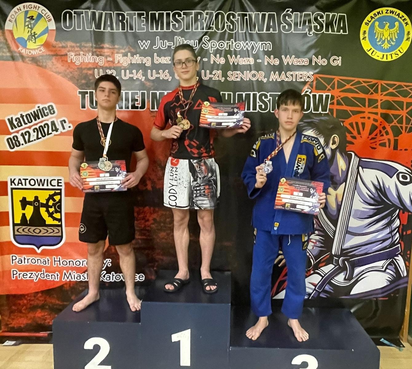 Zdjęcie w galerii na portalu naszraciborz.pl: Mistrzostwa Śląska w Ju-Jitsu Sportowym. Łamatorzy z medalami wiadomości z regionu